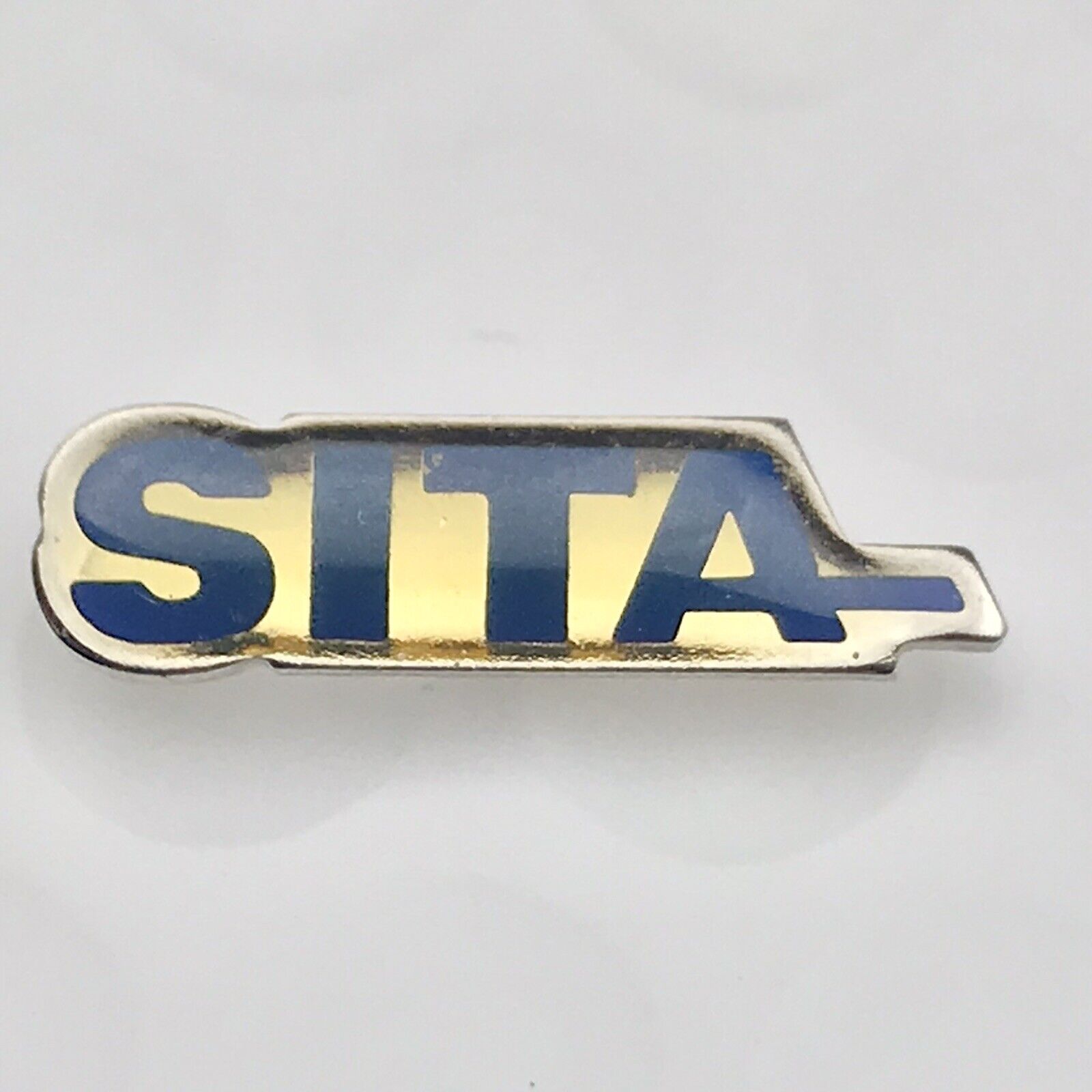 SITA Silver Tone Metal Vintage Pin Small
