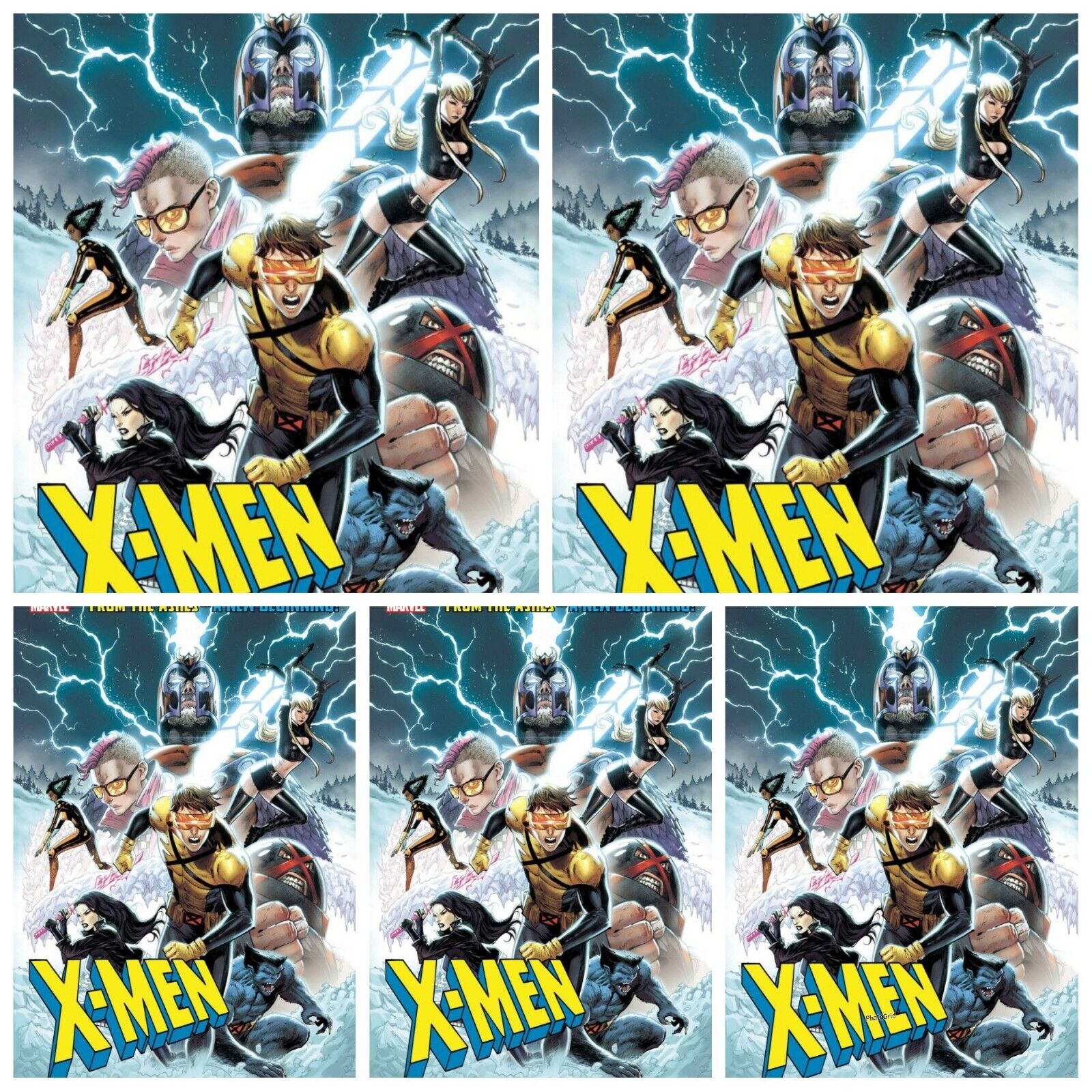 5 Pack X-Men #1 Tony Daniel Variant PRESALE 7/10 Marvel Comics 2024