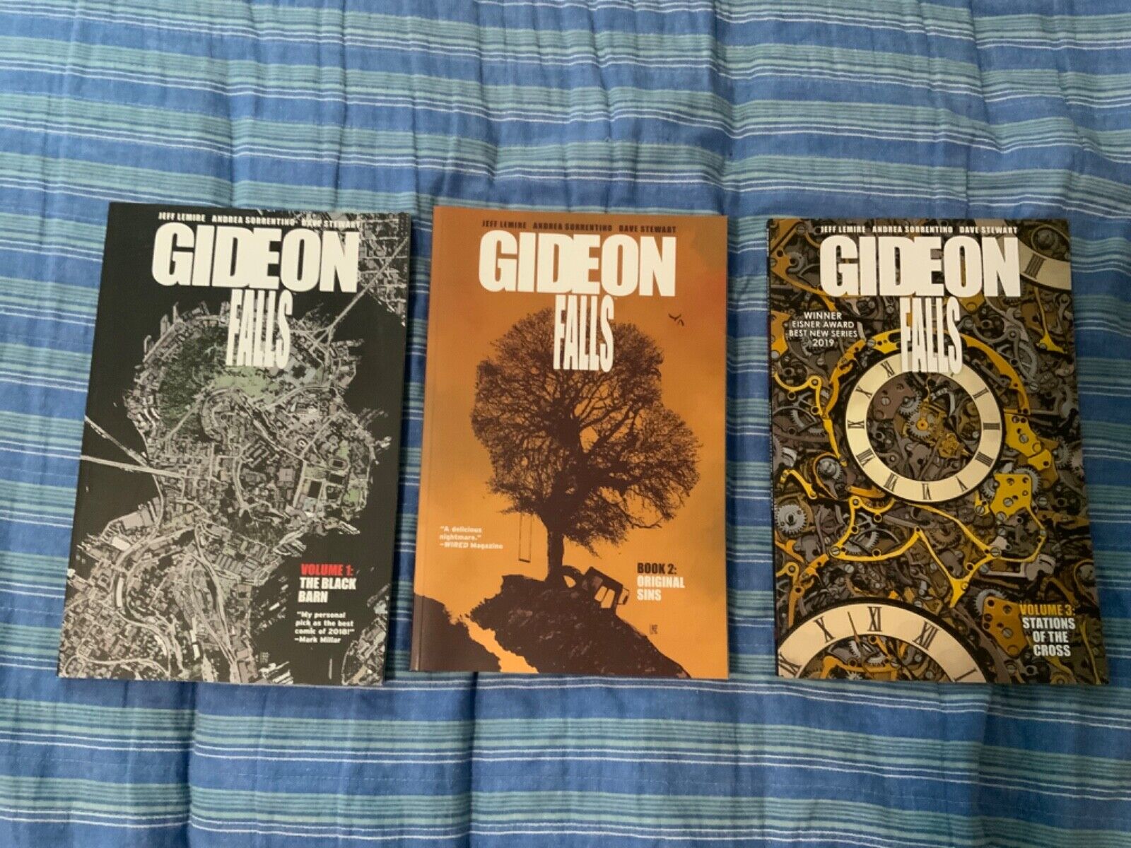 Gideon Falls Volumes 1,2 and 3 Trade Paperbacks Lemire Sorrentino Image Comics