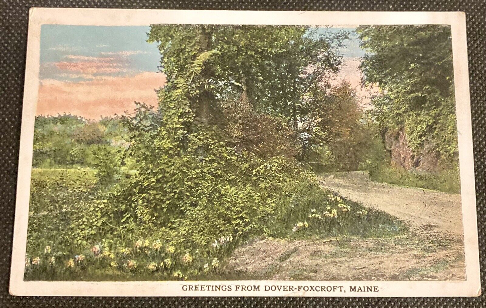 Dover-Foxcroft ME Vintage Postcard Greetings From and Scenery