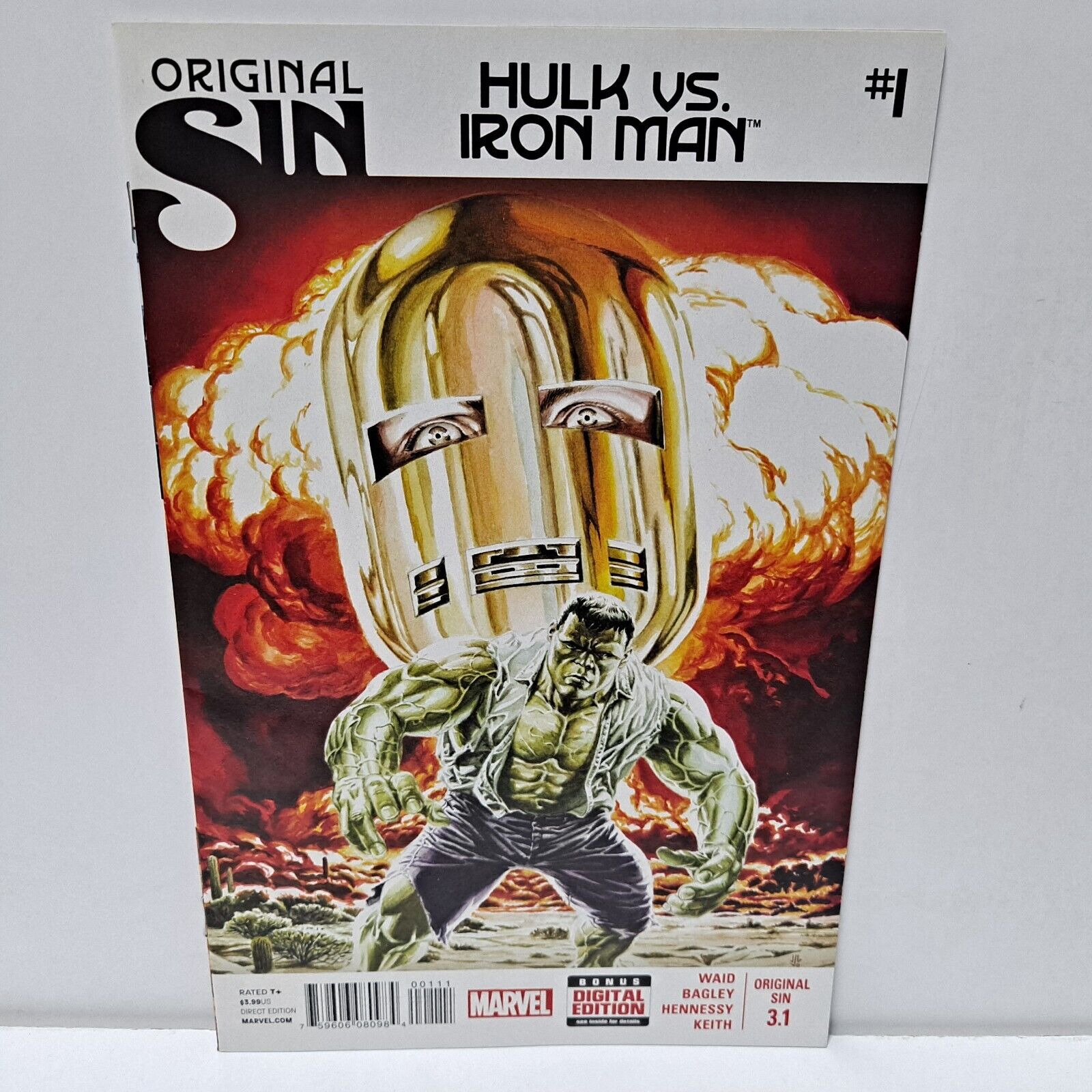 Original Sin #3.1 Marvel Comics Hulk vs Iron-Man VF/NM