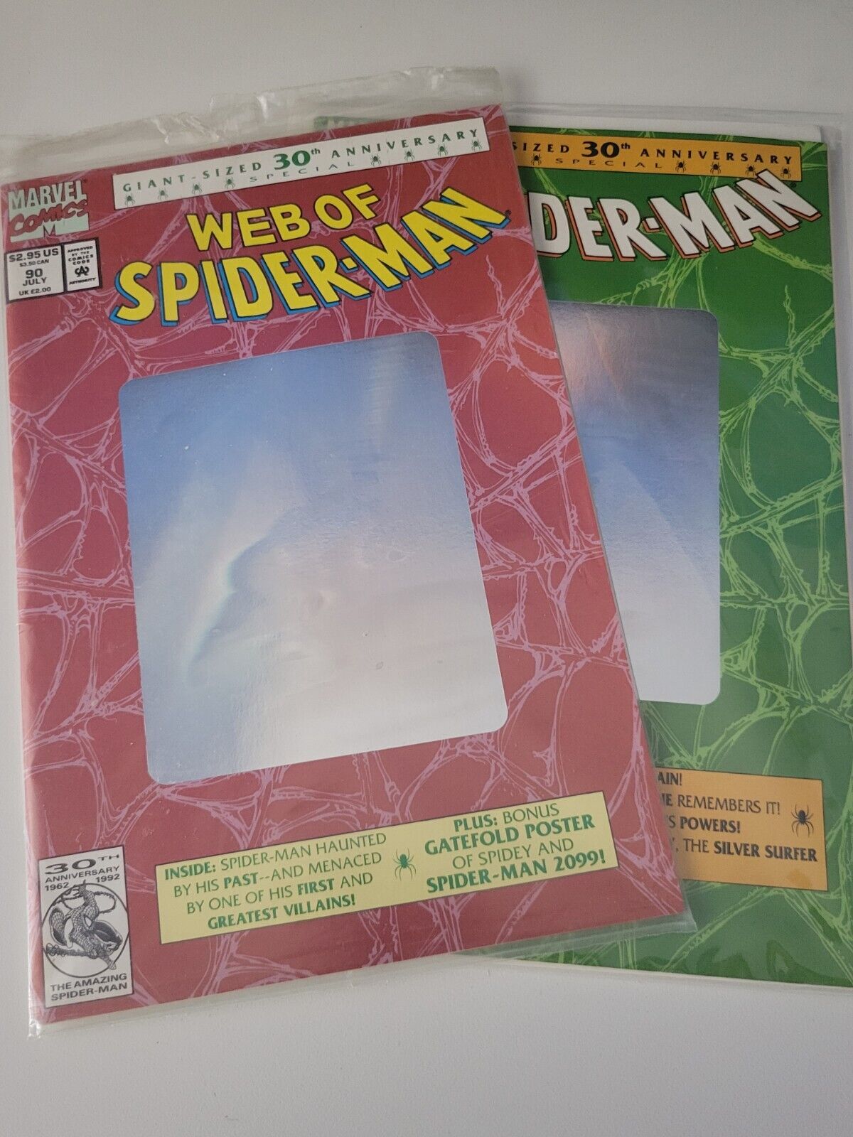 Bundle Of 2 Giant Sized 30th Anniversary Spiderman Comics
