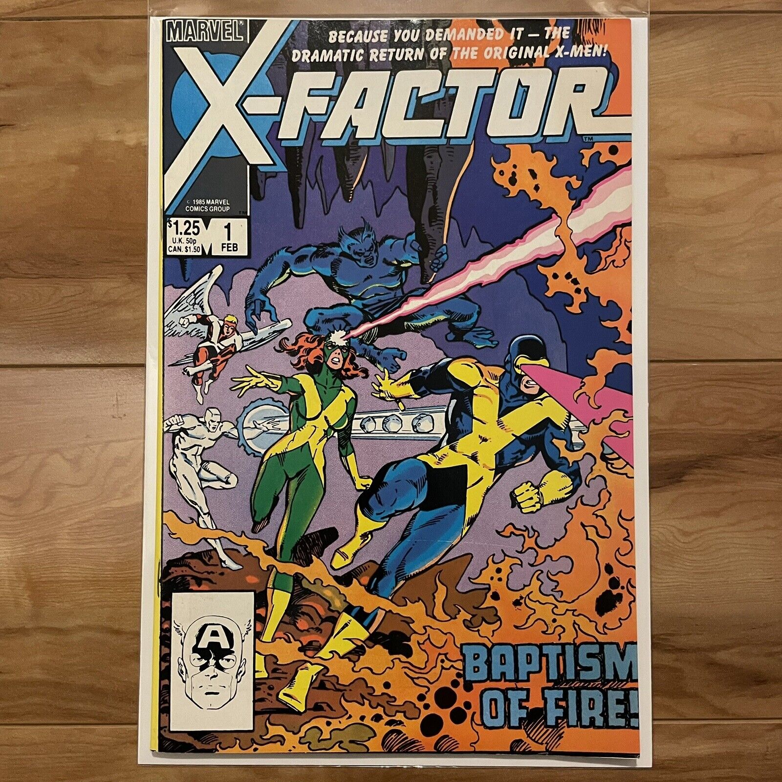X-Factor #1 Marvel Comics 1986 1st Team App Rusty Collins And Cameron Hodge
