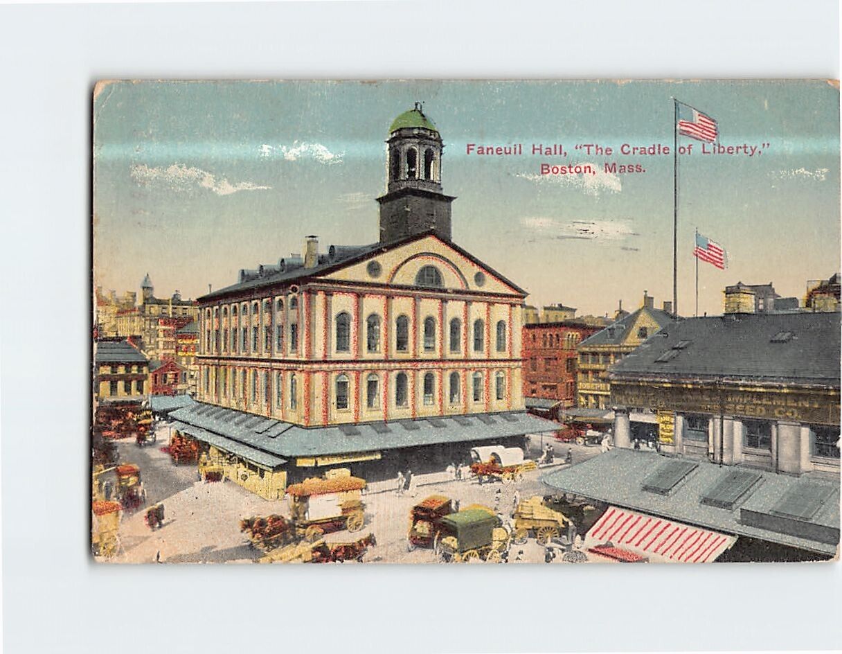 Postcard Faneuil Hall \