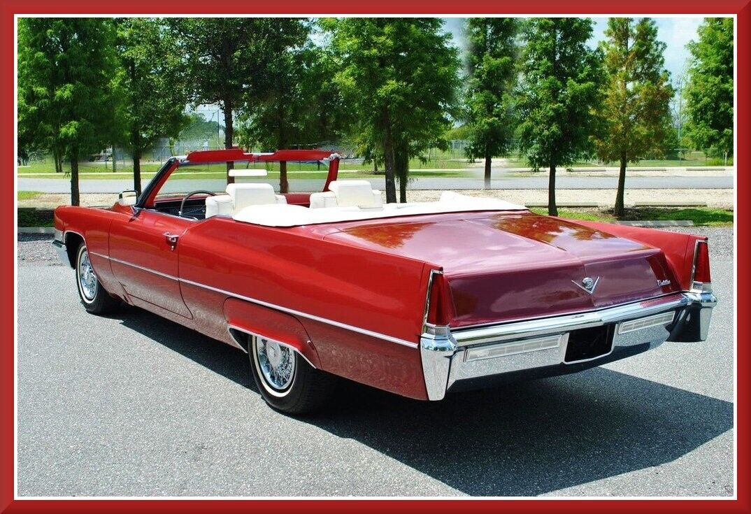 1969 Cadillac Deville convertible, Refrigerator Magnet, 42 MIL Thick