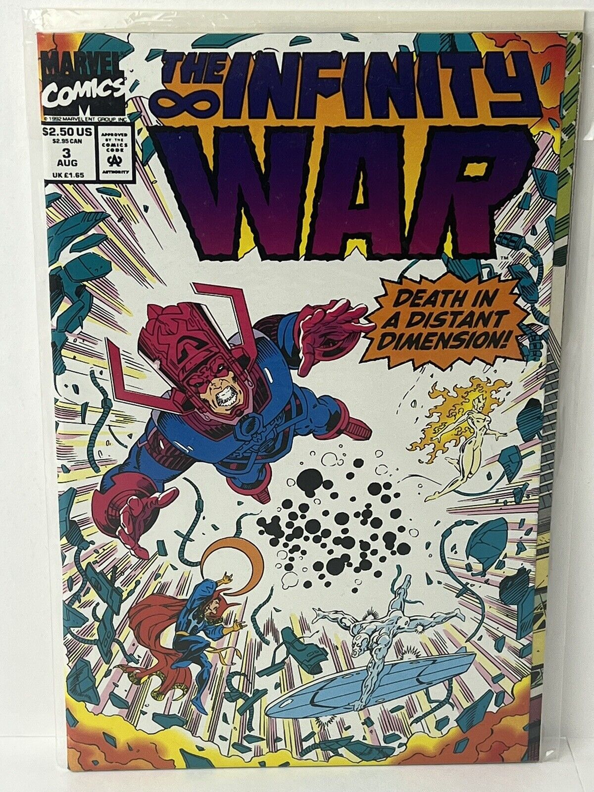The Infinity War #3 Marvel Comics 1992 Modern Age Color, Boarded