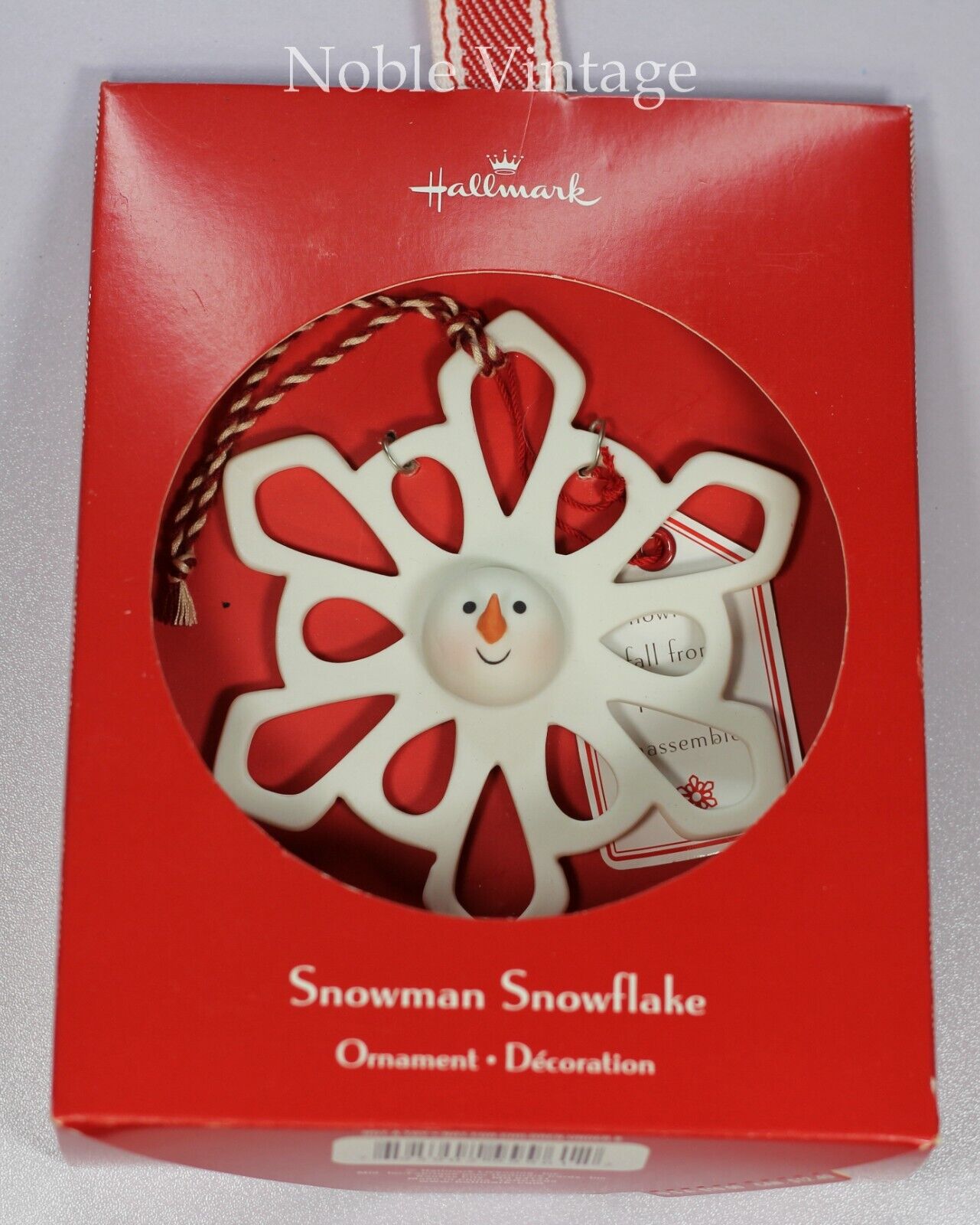 2007 Hallmark Snowman Snowflake - Ornaments - 2A2B