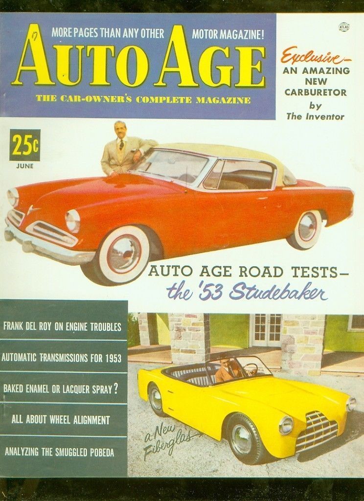 1953 (June) Auto Age magazine (High Grade copy)