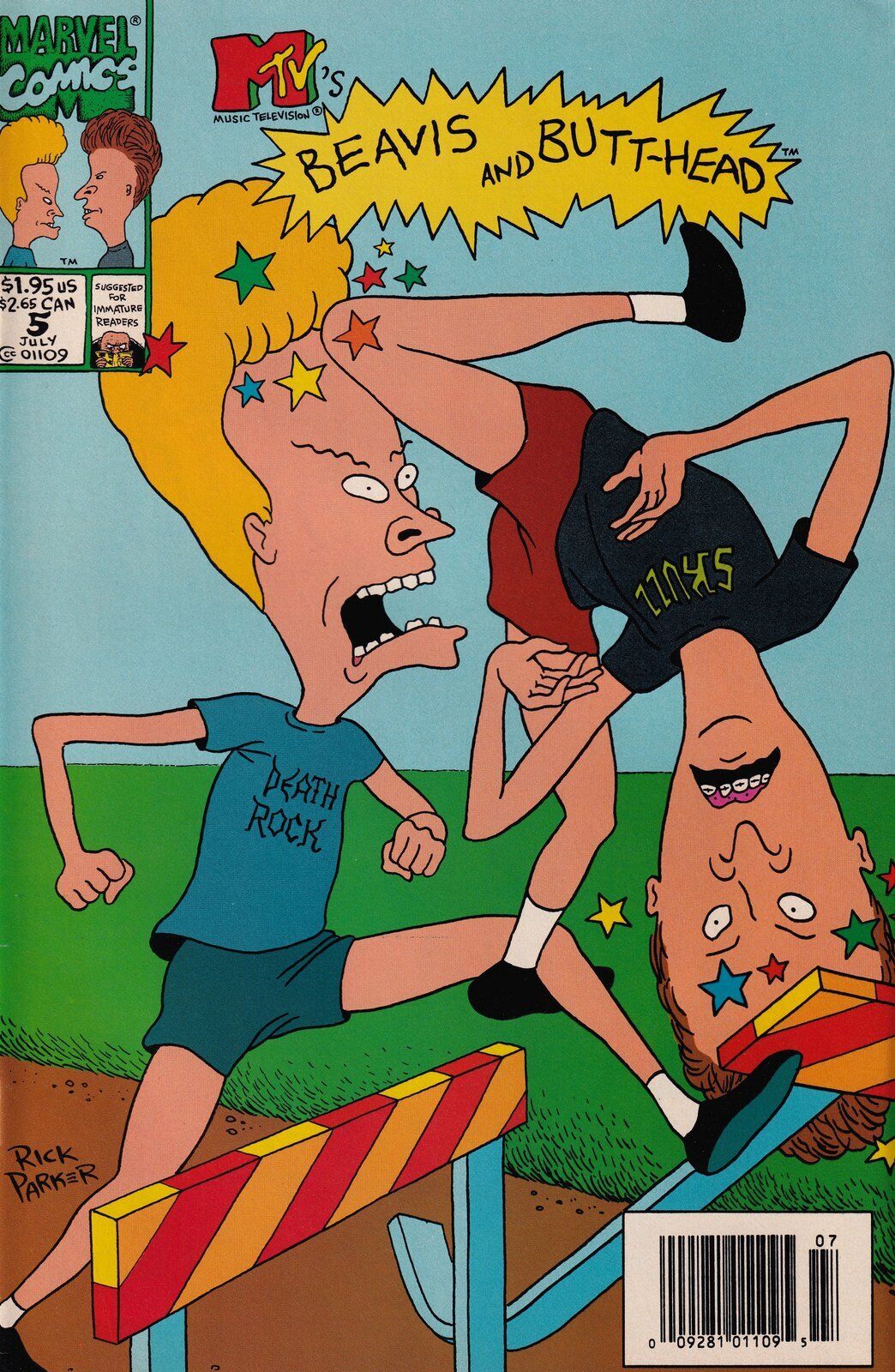 Beavis and Butt-Head #5 Newsstand Cover (1994-1996) Marvel Comics