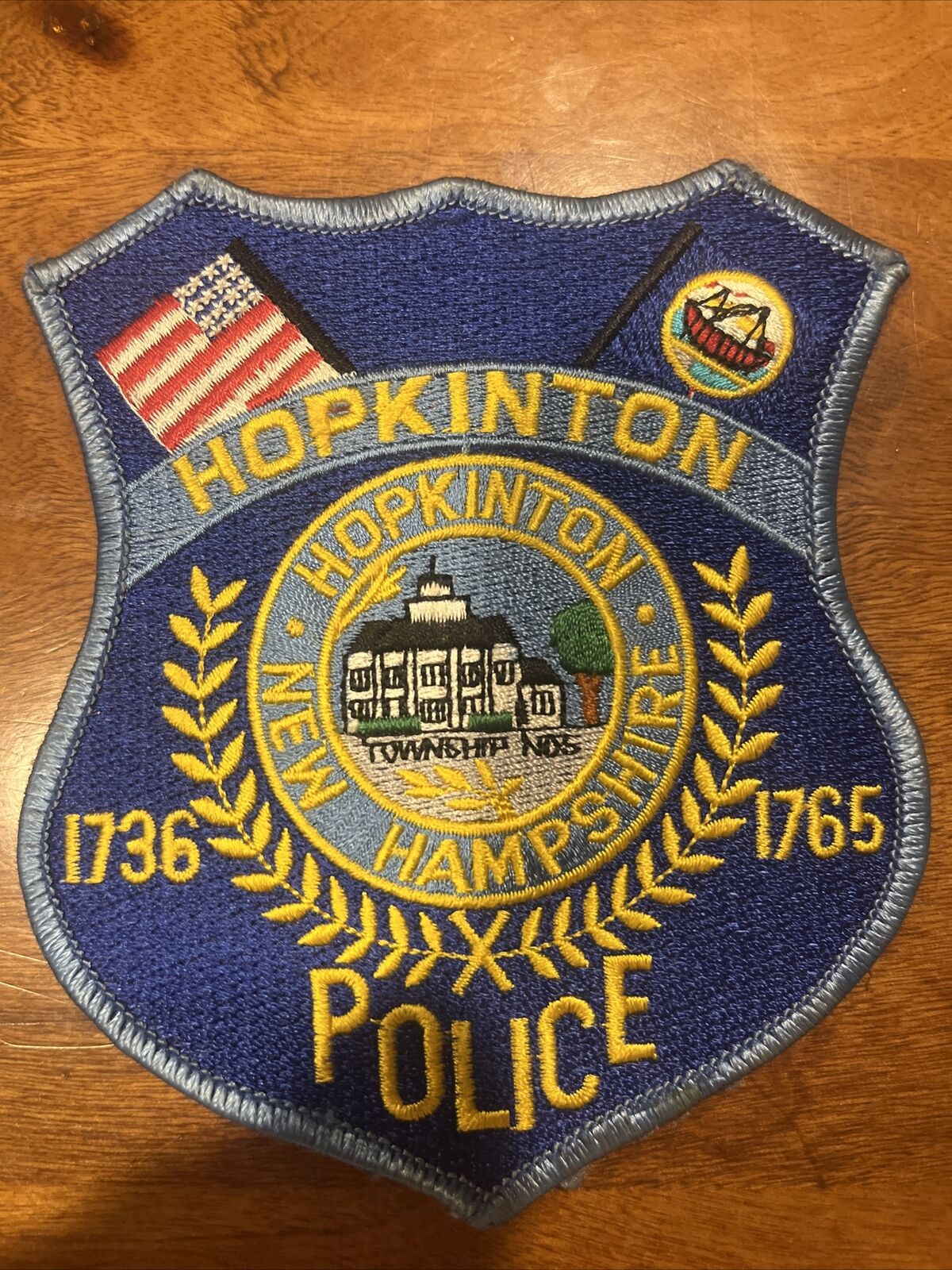 Hopkinton, New Hampshire Police Patch