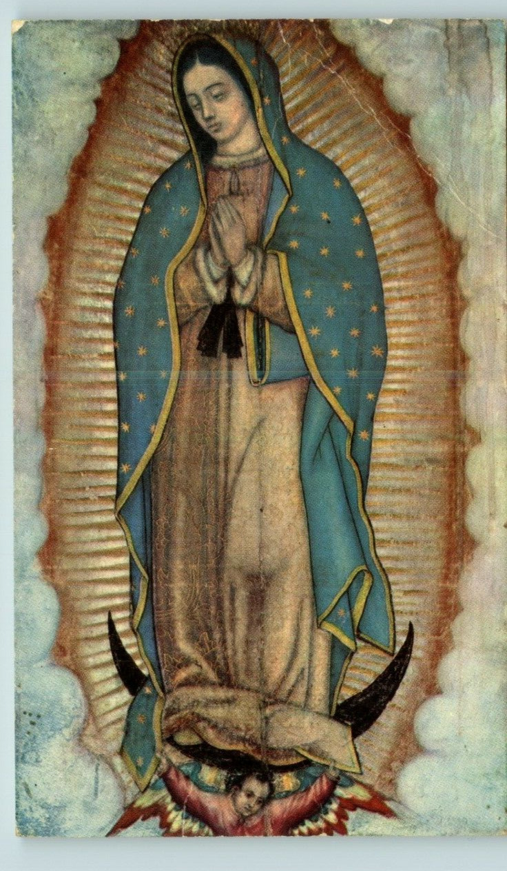 Postcard Chrome Mexico City Saint Mary Mother of Jesus 