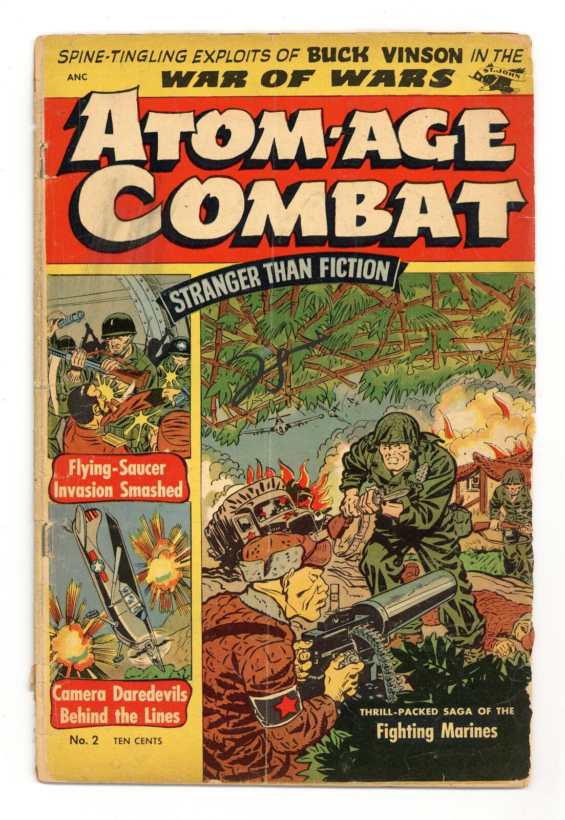 Atom Age Combat #2 GD 2.0 1952