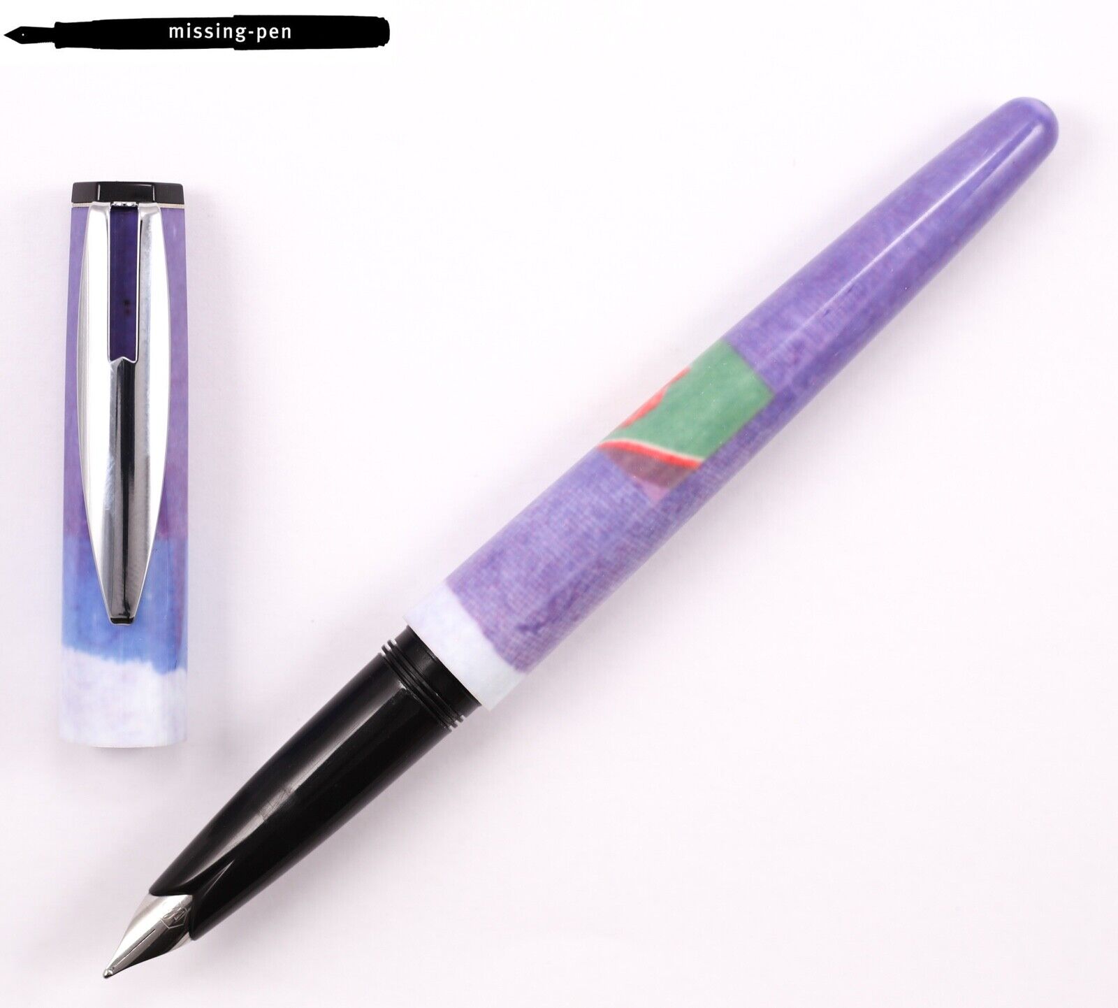 Waterman Reflex Fountain Pen in Purple with M-nib from the 1990’s