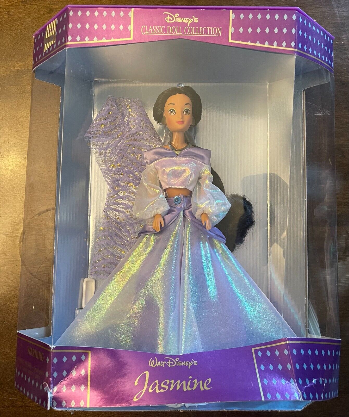 1990s Disney Parks Exclusive Classic Doll Collection Princess Jasmine Doll NIB