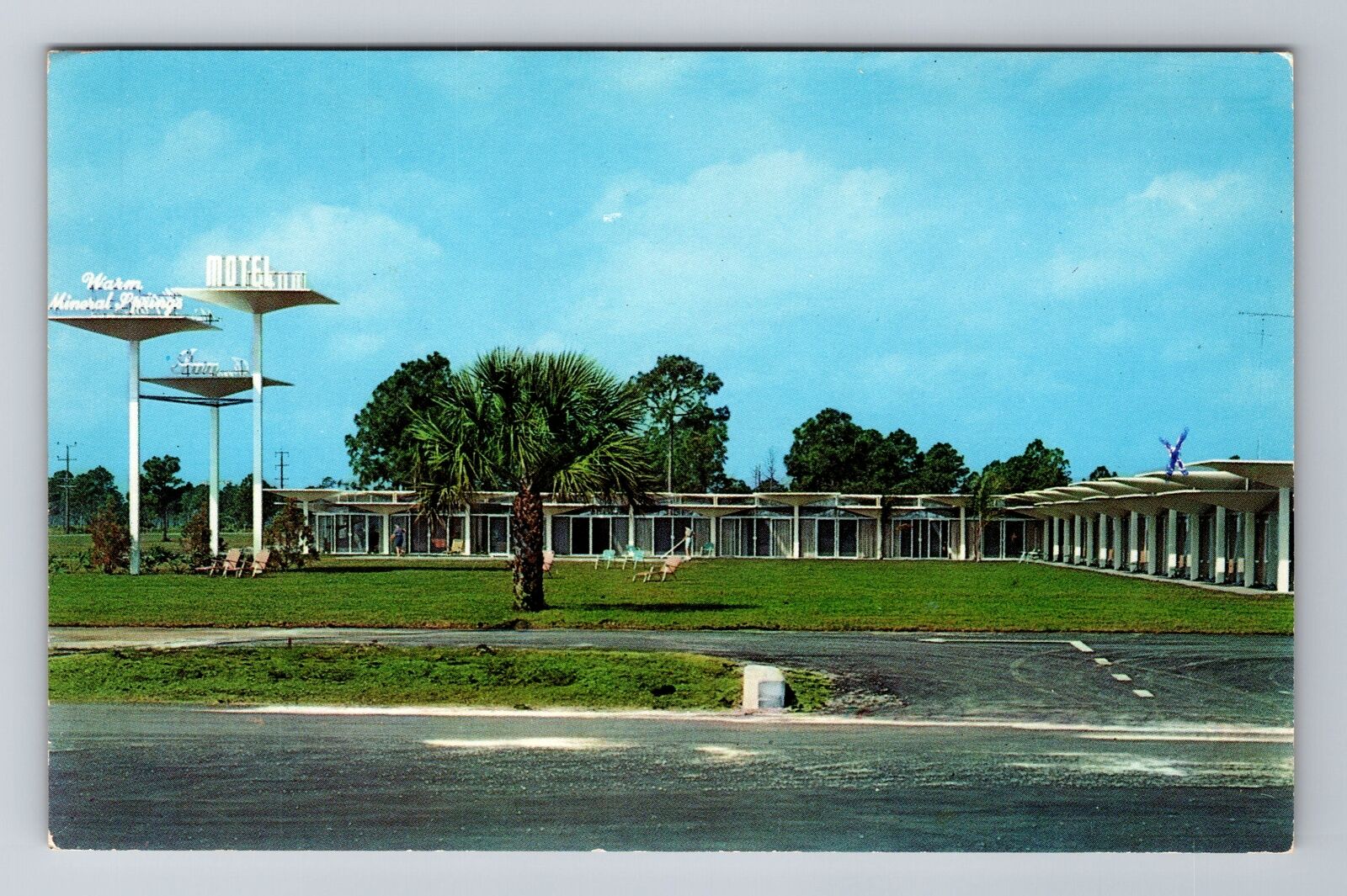 Venice FL-Florida, Warm Mineral Springs Inn, Advertising, Vintage Postcard