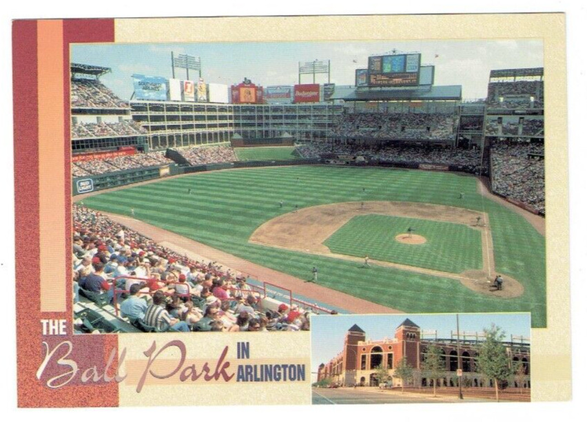 The Ballpark In Arlington Texas TX Postcard Multi View Rangers Baseball 4\