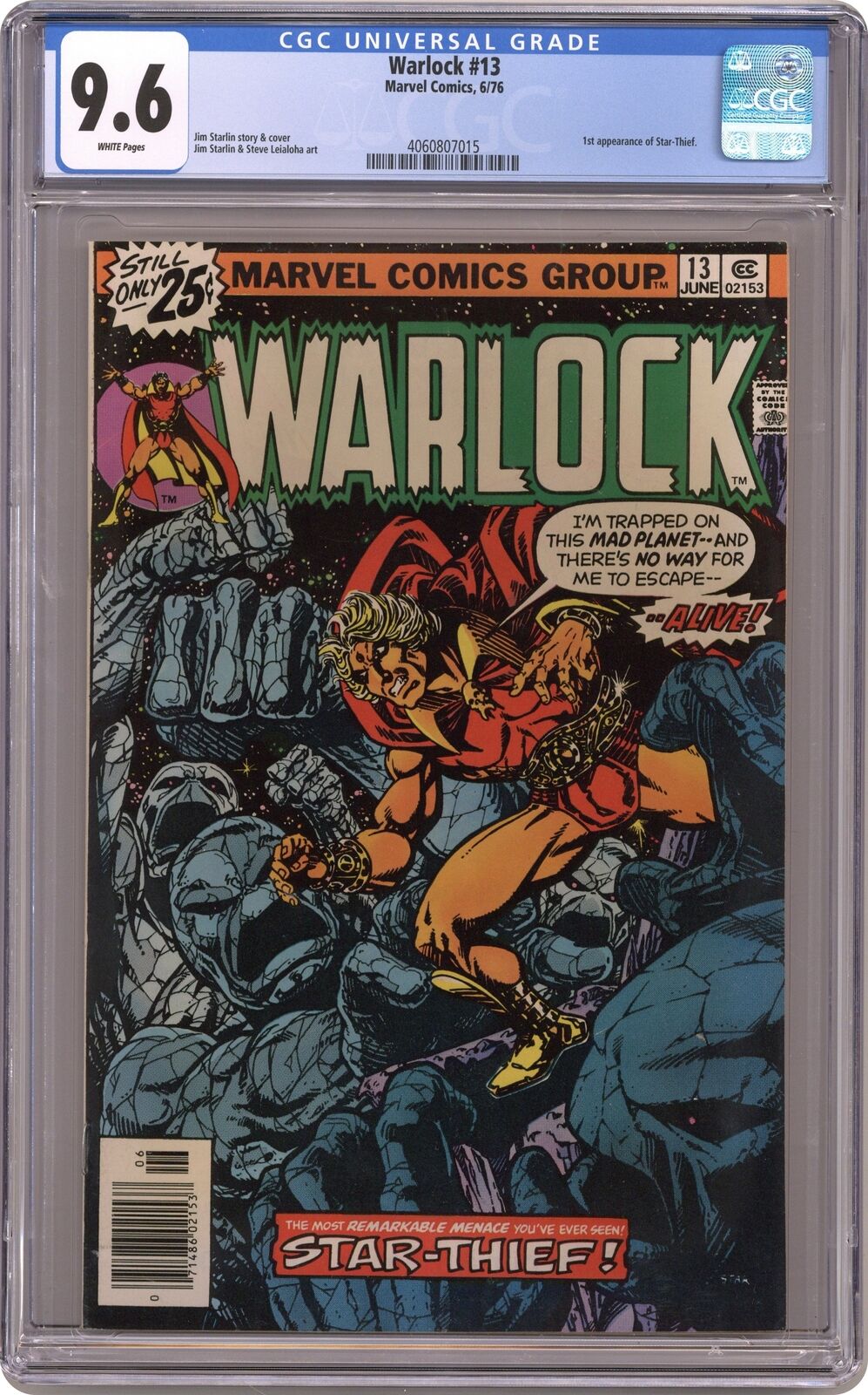 Warlock #13 CGC 9.6 1976 4060807015