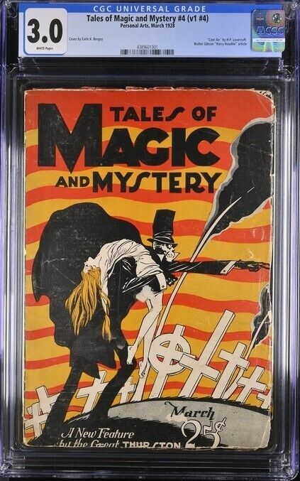 Tales of Magic and Mystery 1928 March, #4. Contains Cool Air by H. P. Lovecraft