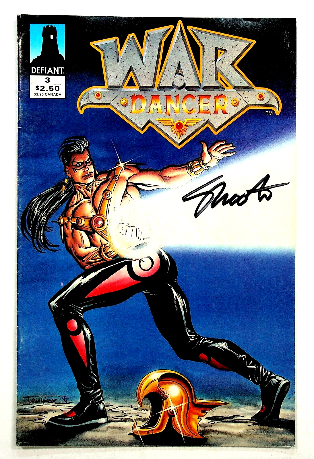 War Dancer #3 Signed by Jim Shooter Defiant Comics