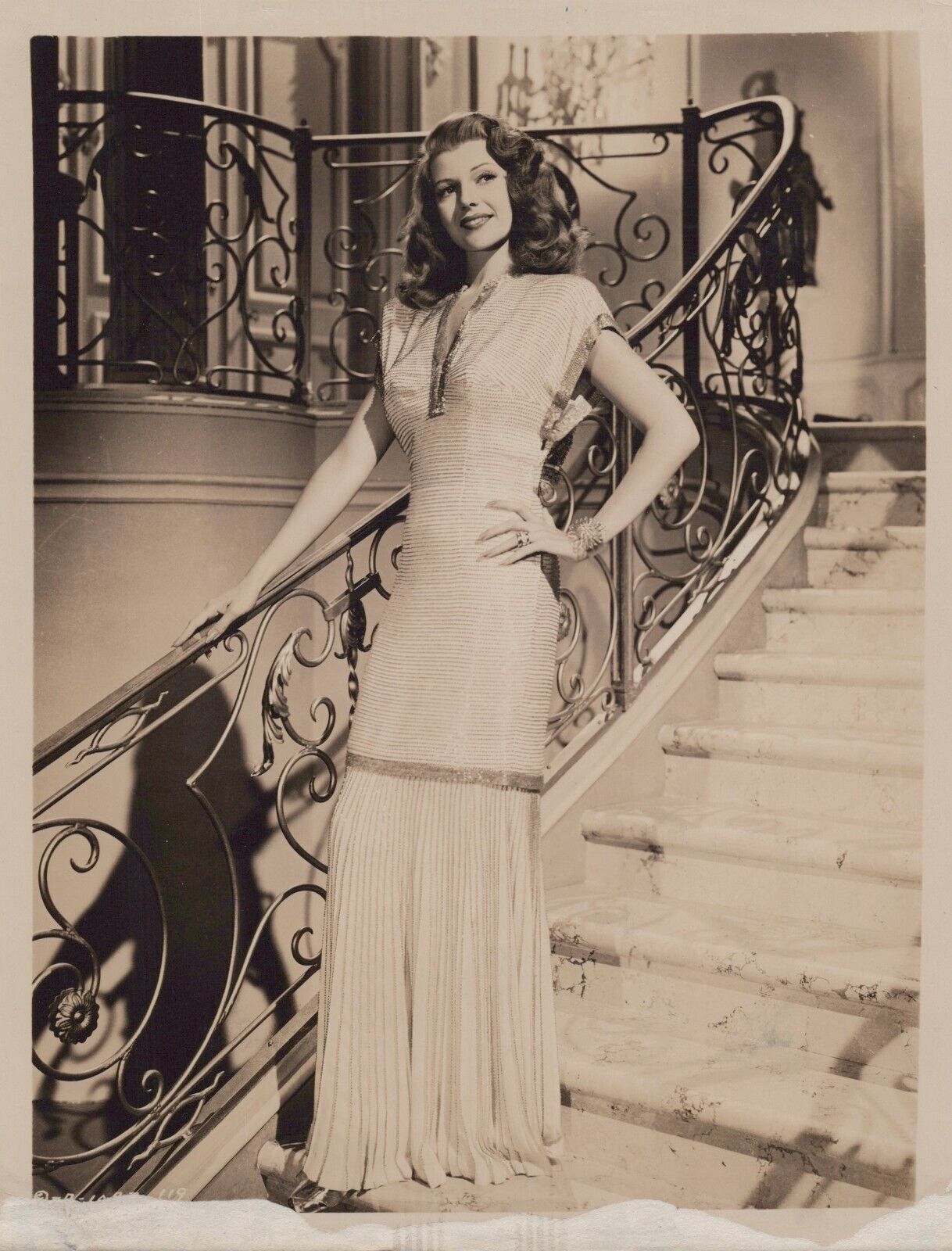 Rita Hayworth (1940s) 🎬 Stylish Glamorous - Original Vintage Iconic Photo K 249