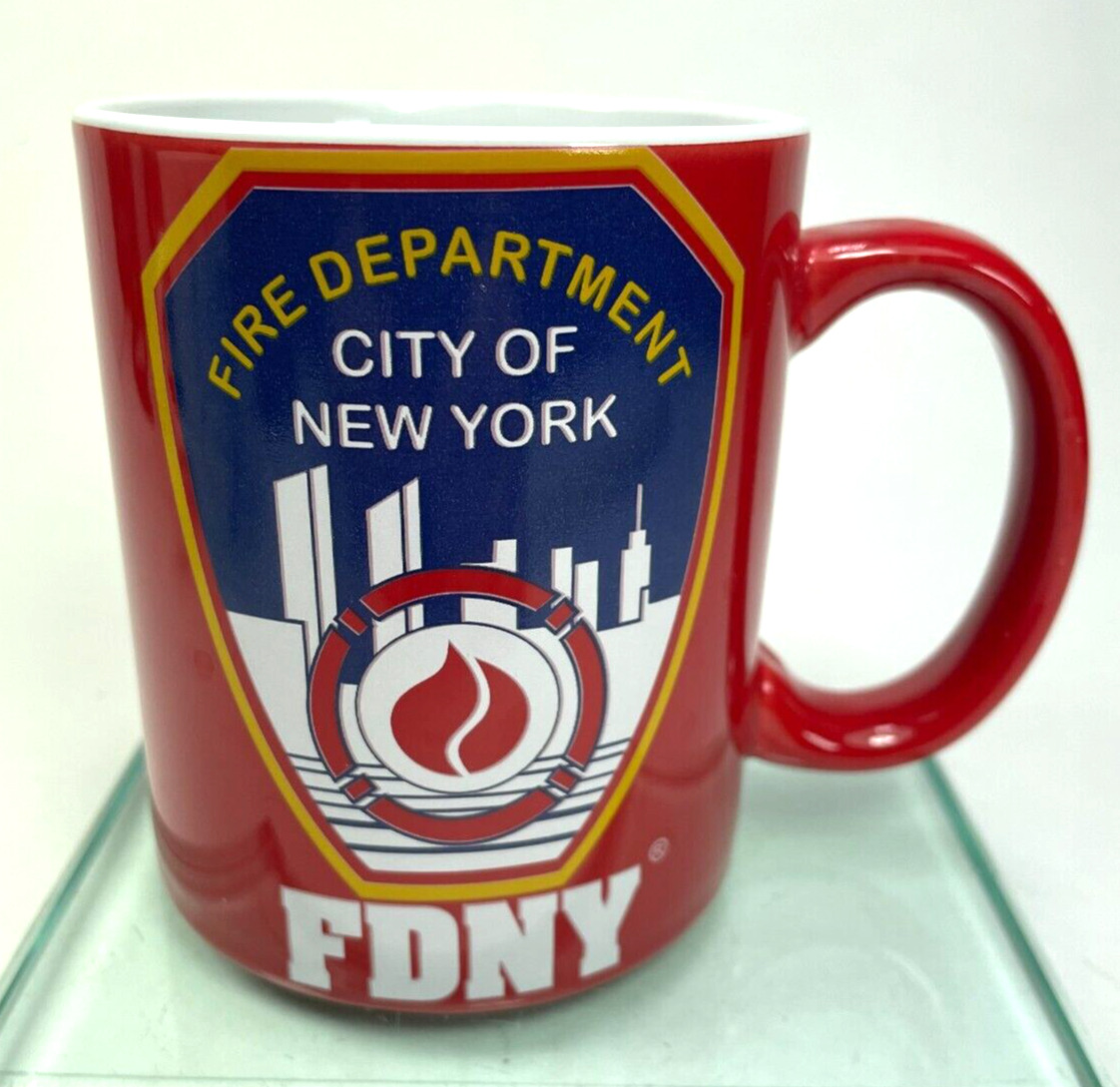 FDNY Fire Department City of New York Coffee Mug 2008 12 oz Official Souvenir B6