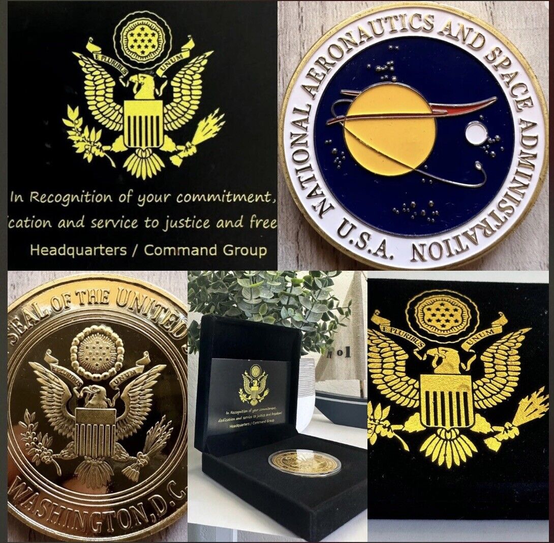 NATIONAL AERONAUTICS & SPACE ADMINISTRATION \'NASA\' Challenge Coin USA