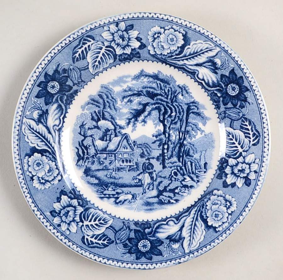 Wood & Sons Woodland Blue  Bread & Butter Plate 775058