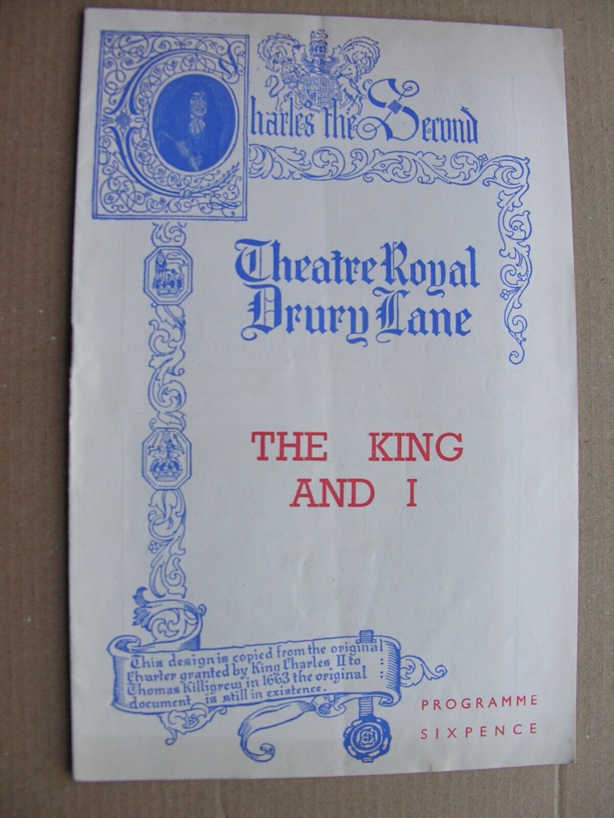 1955 THE KING AND I Eve Lister, George Pastell, Muriel Smith, Martin Benson