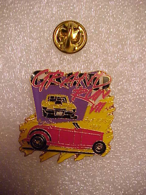 Grand Run VIII 1989 Shades of the Past Hat Pin, NOS Pigeon Forge TN