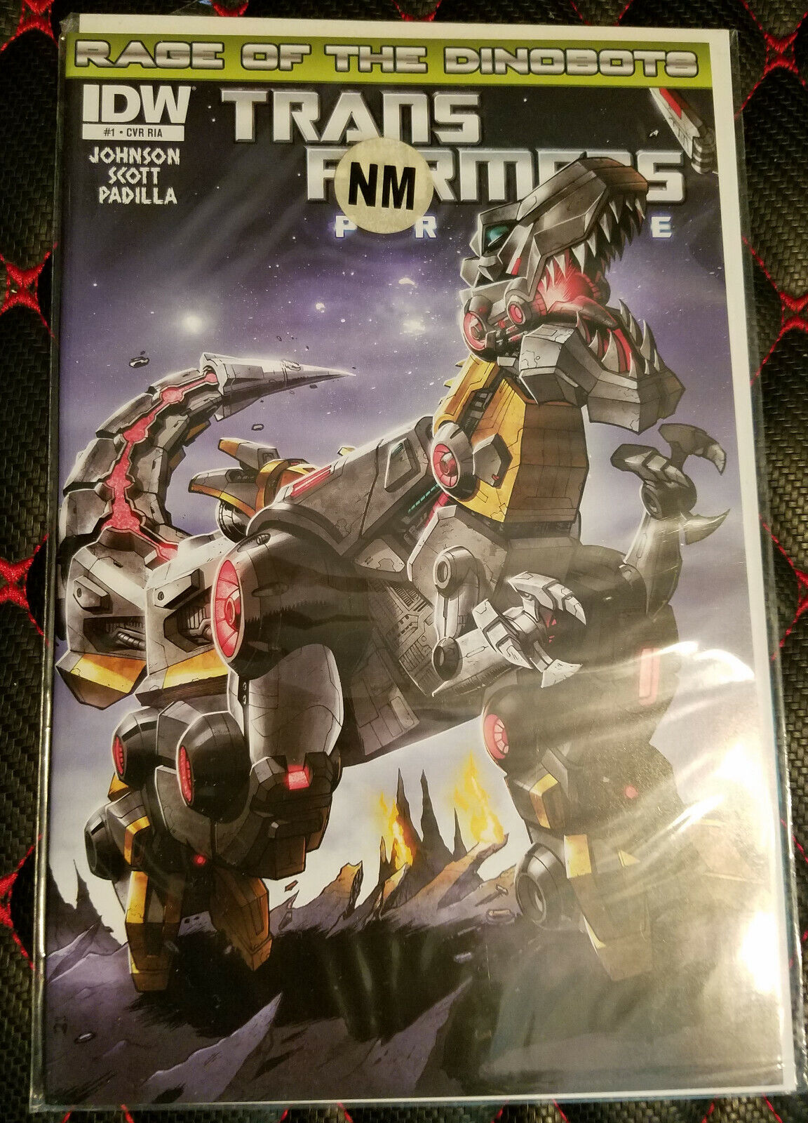 Transformers Prime Rage Of The Dinobots #1 (2012 Series) #1 NM 1:10 CVR R1A