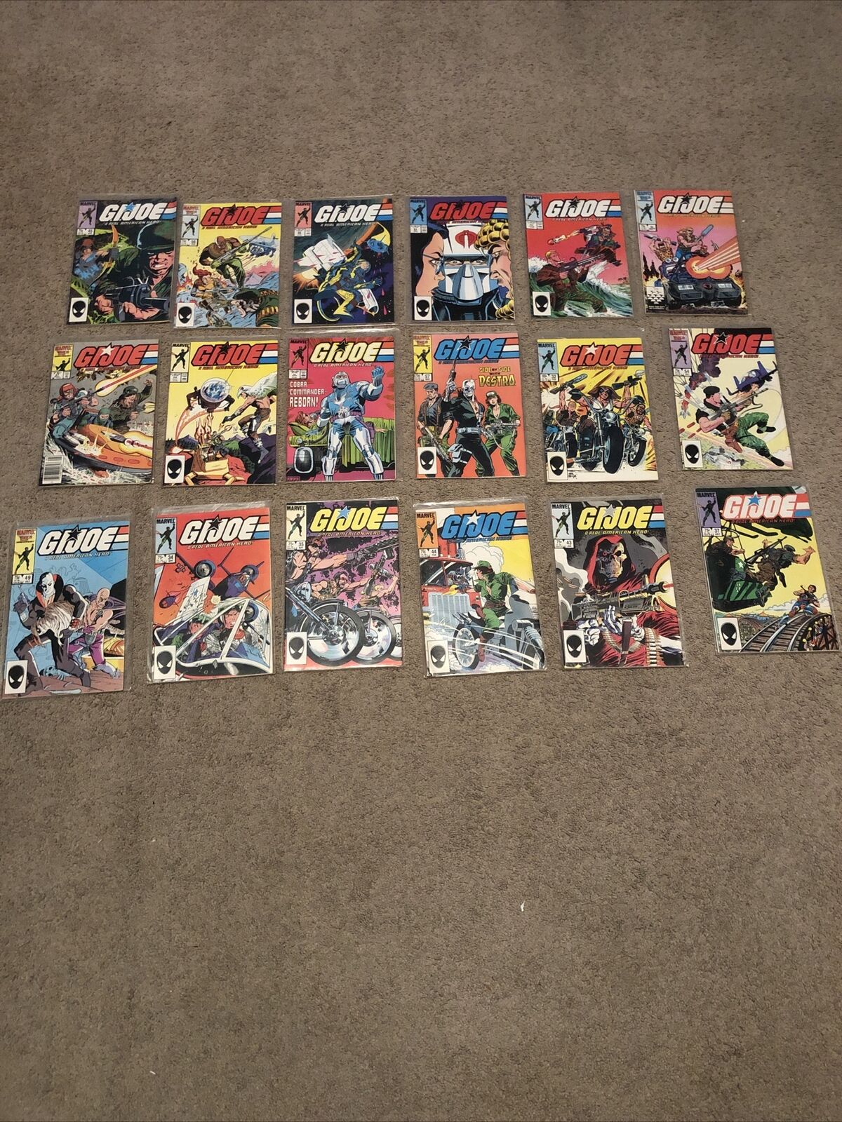 Huge Lot Of G. I. Joe Comics Lot Of 18