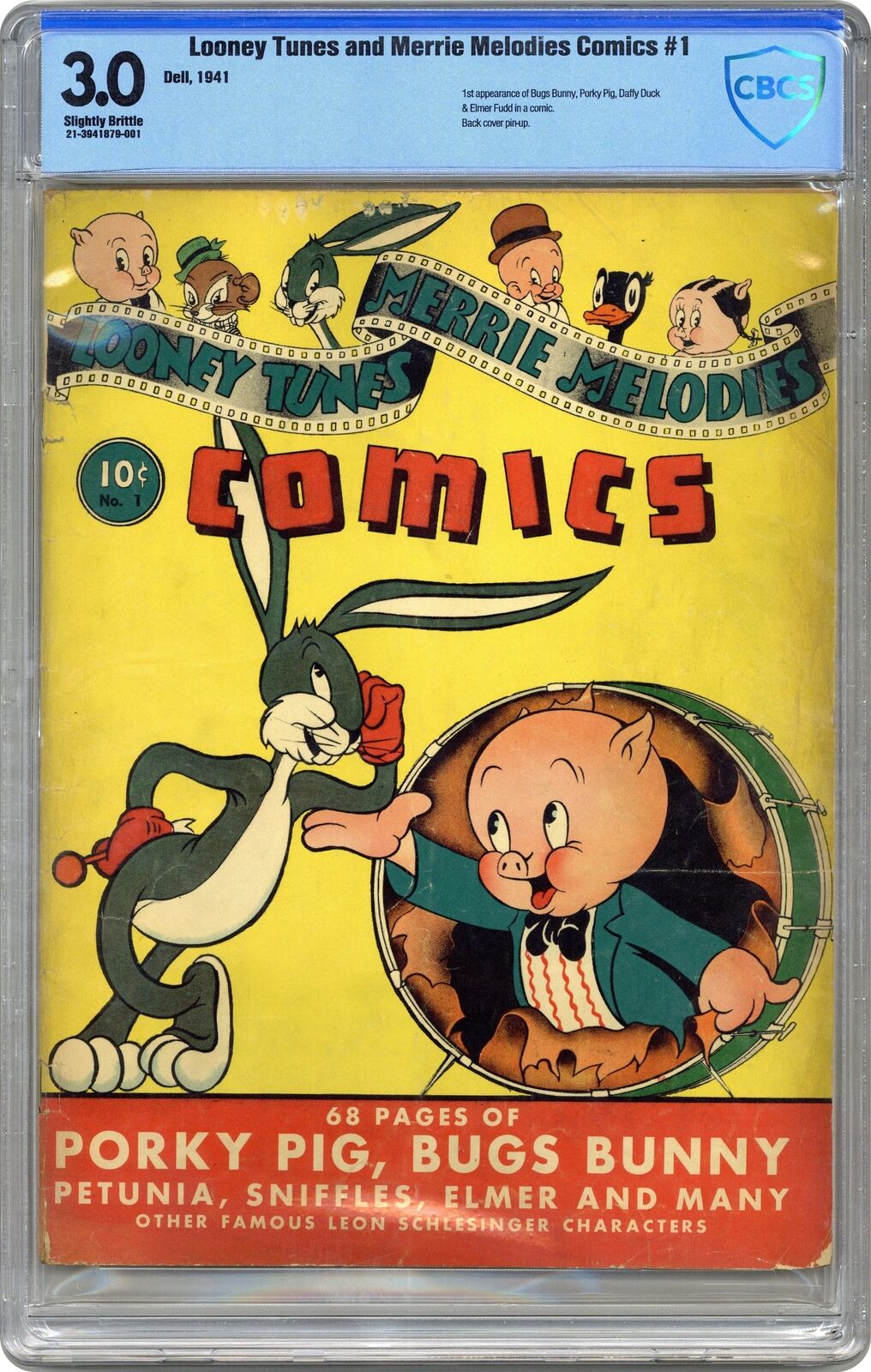 Looney Tunes and Merrie Melodies #1 CBCS 3.0 1941 21-3941879-001