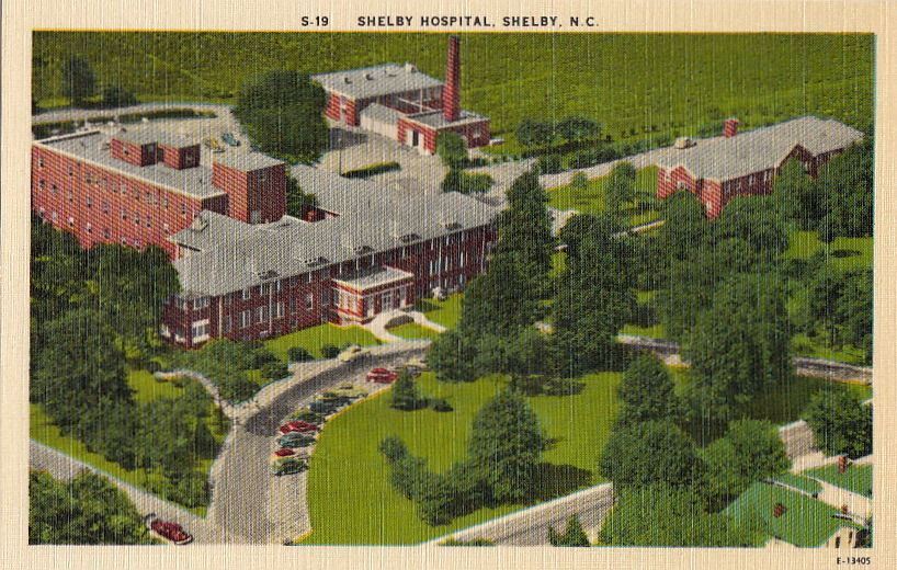Postcard Shelby Hospital Shelby NC 