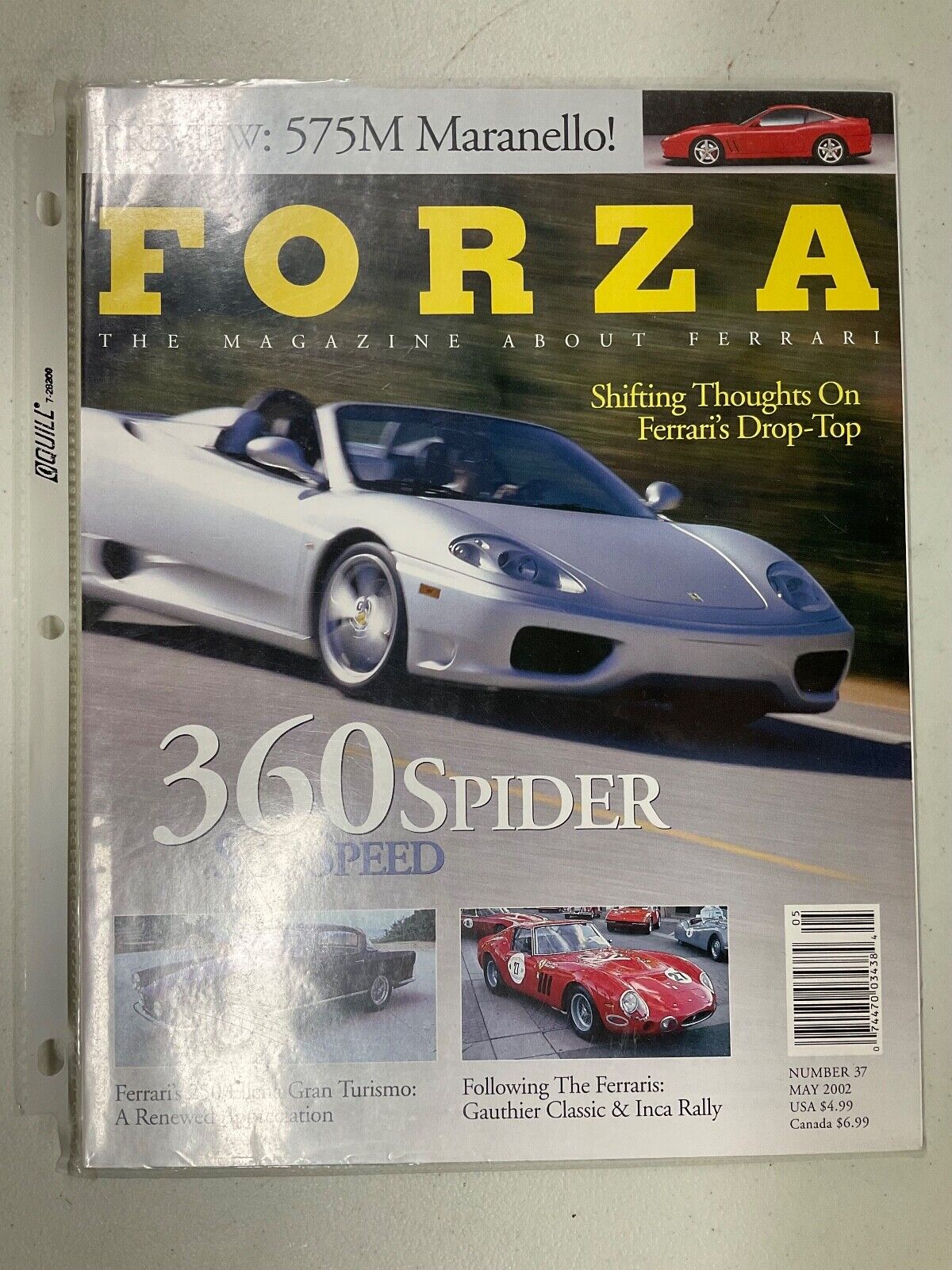 #037 Forza Ferrari Magazine Preview 575M Maranello & 360 Spider & Ferrari 250