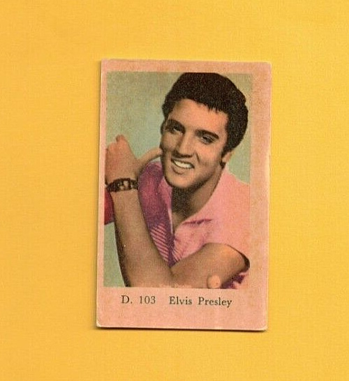 ELVIS PRESLEY    1970\'s    DUTCH CARD PLAIN TEXT SET  #D103-- FILM MUSIC STARS