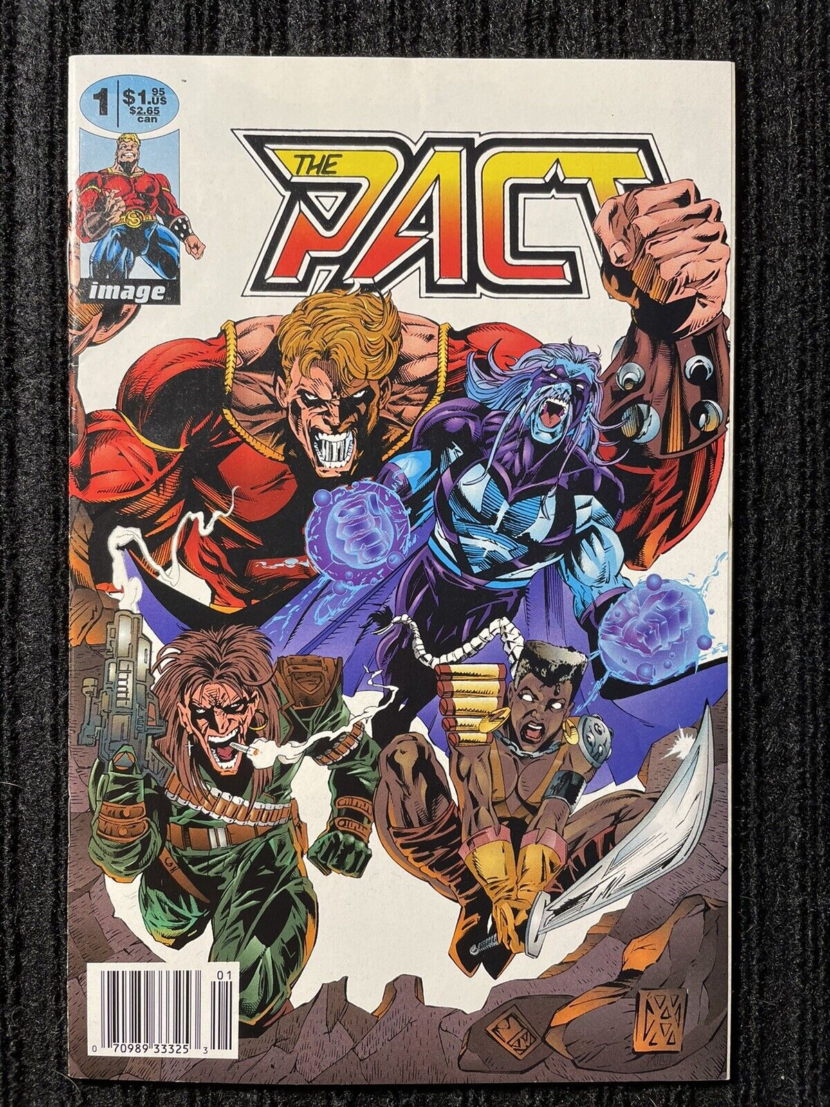 The Pact #1 Rob Liefeld Newsie 1991 Image Comics