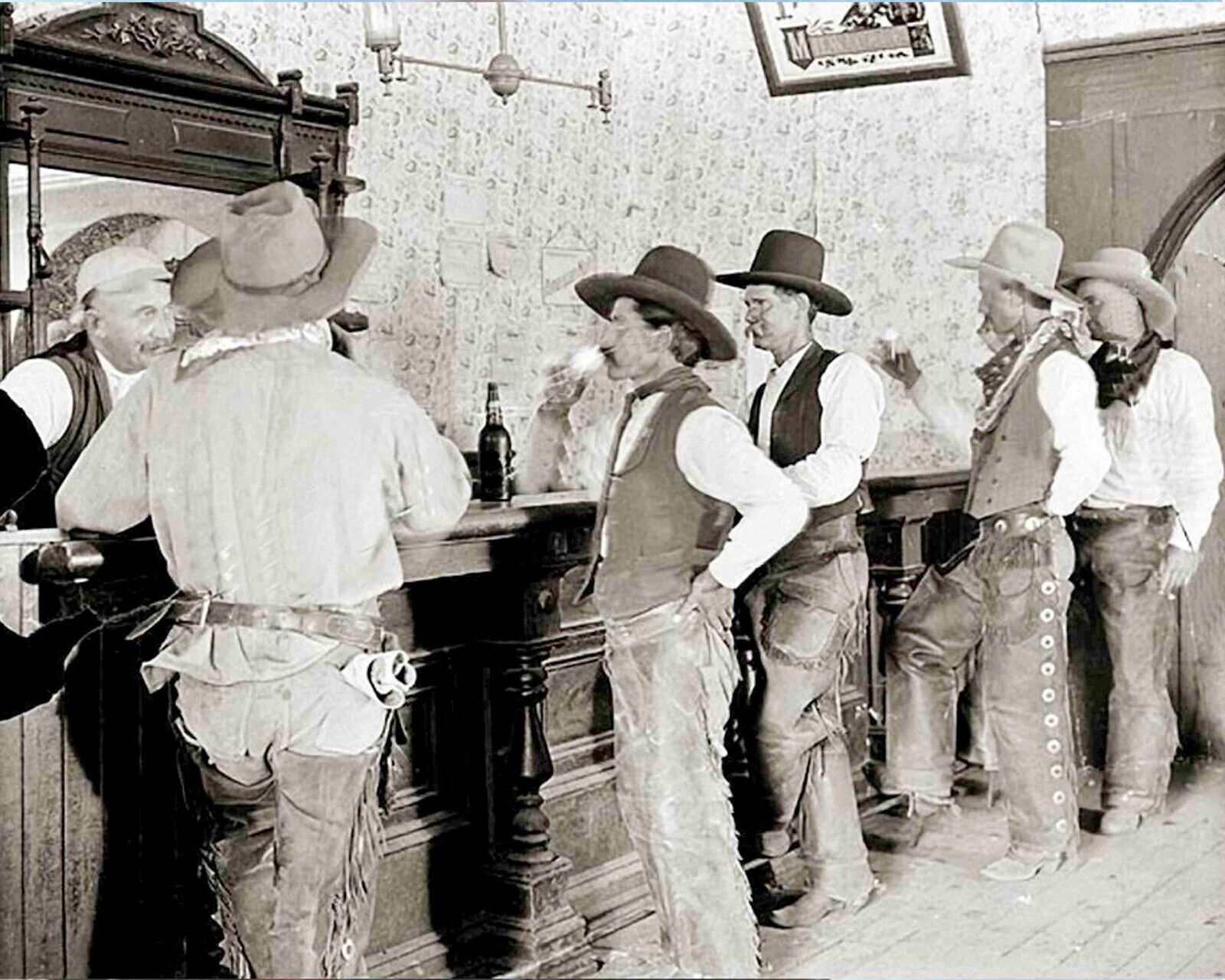 Set of 10 Real Old West Cowboys From the 1800s 11 x 14 Photos