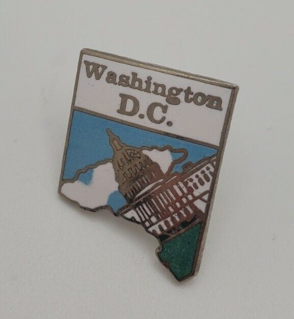 Washington DC District of Columbia Souvenir Lapel Hat Pin