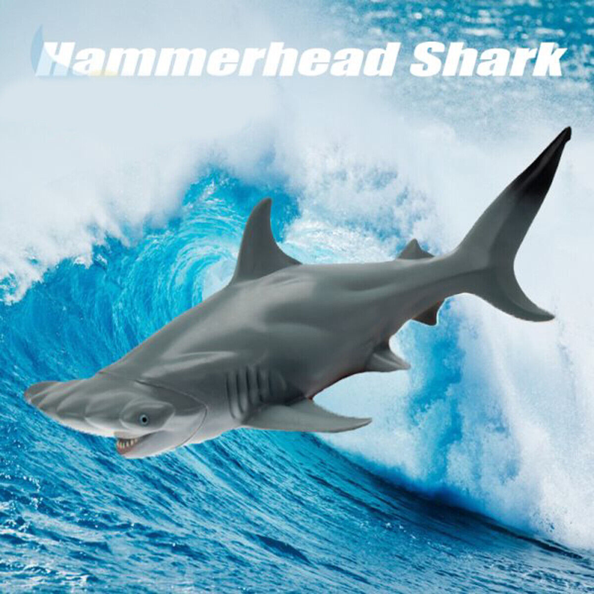 Hammerhead Shark Marine Model Sea PVC Realistic Action Figure Collectibles Toy 