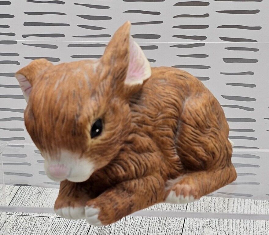 The Snuggle Babies Sculpture Collection Brown Rabbit 1988 River Shore