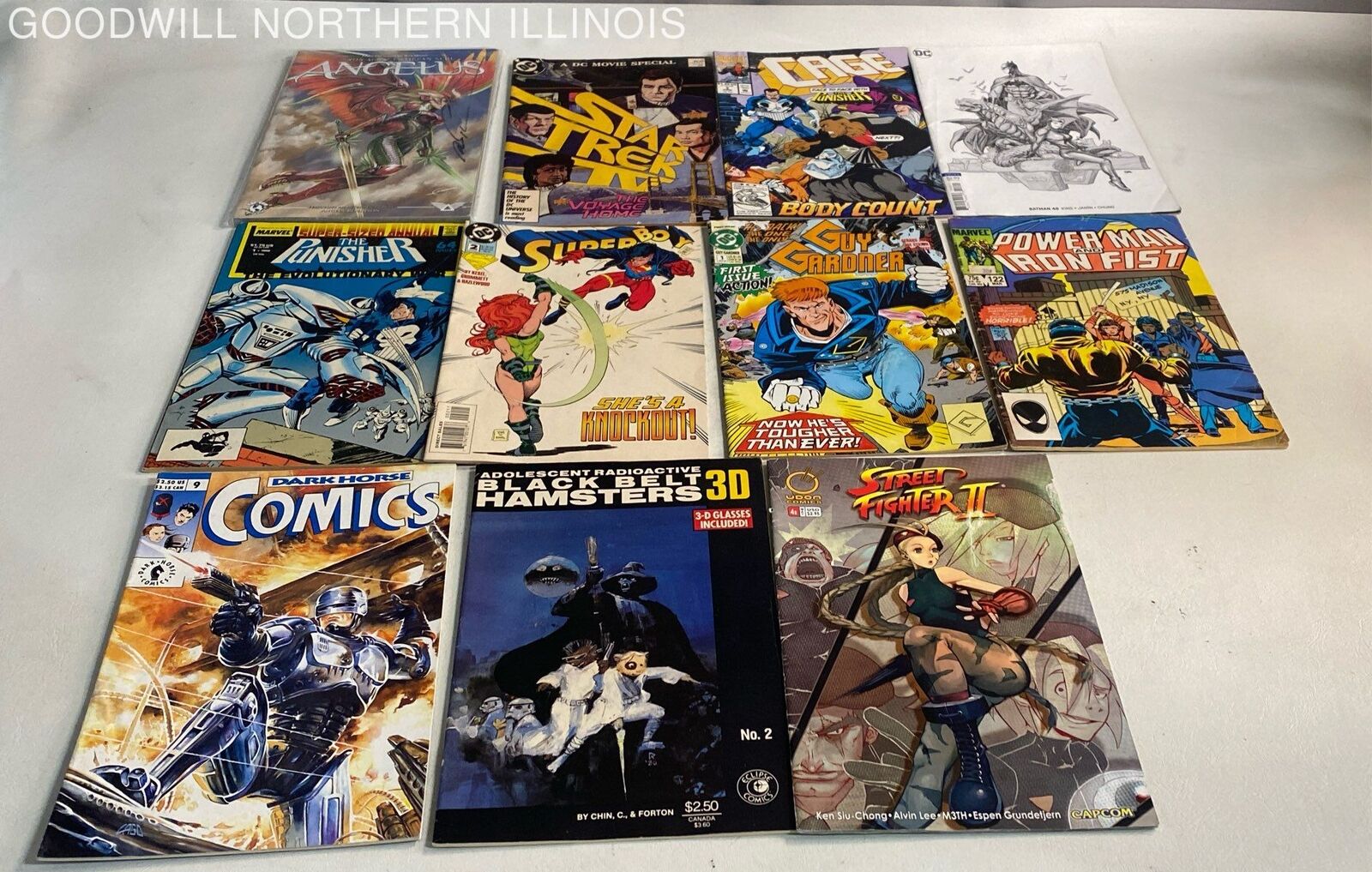 Angelus Vol 1 w/Writing + 10 Comics-Street Fighter 2/Superboy/Batman/Star Trek 4