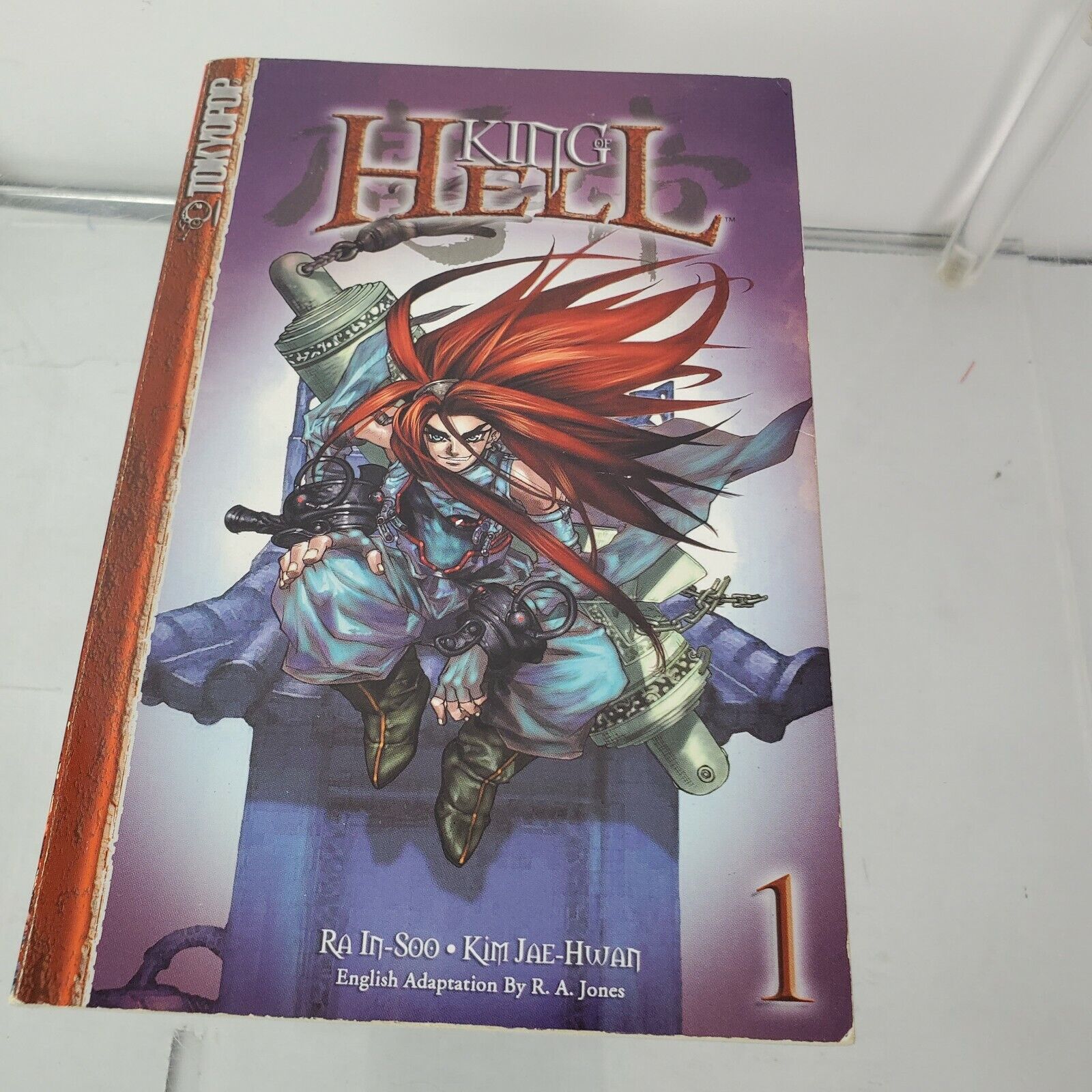 King of Hell Manga Book Vol 1 TokyoPop Ra In-Soo Kim Jae-Hwan Action Fantasy