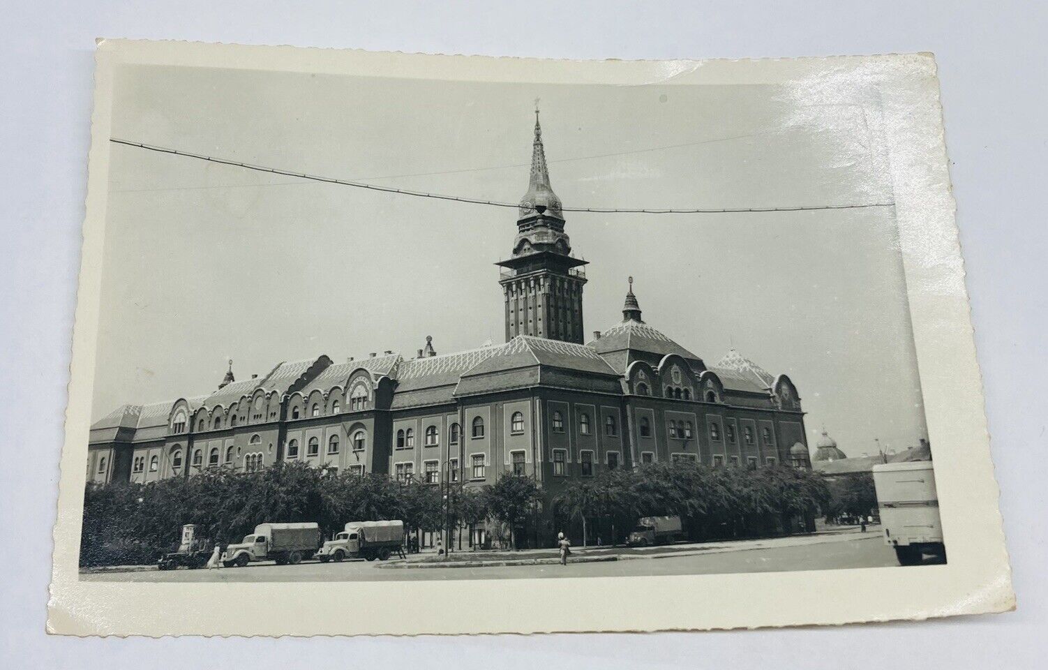Vintage Postcard Divan Subotica City Ball Serbia 1958 Posted Rare Photo Card P2