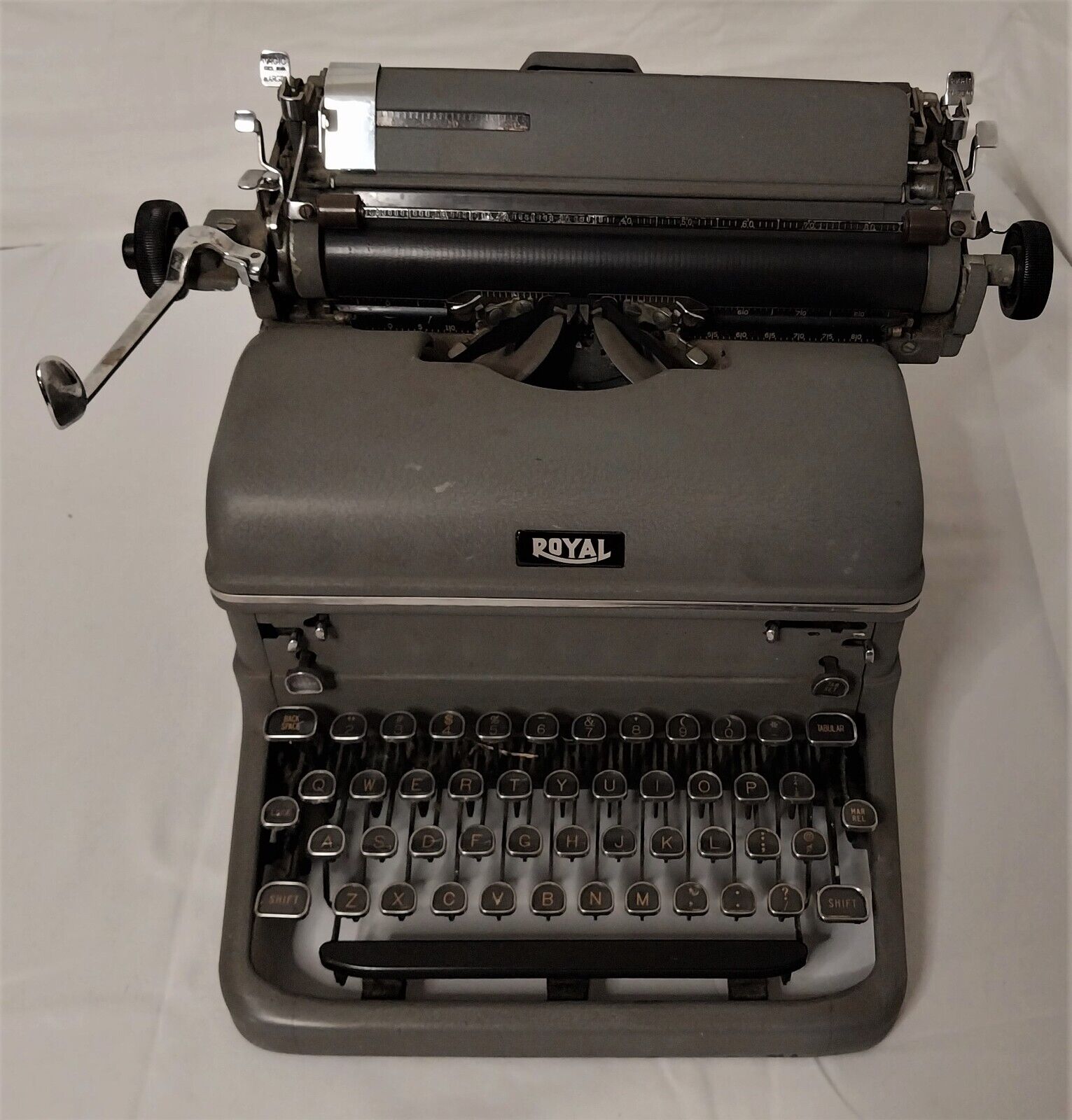 1949 Royal KMG Touch Control Magic Margin Typewriter Vintage Antique **Video**