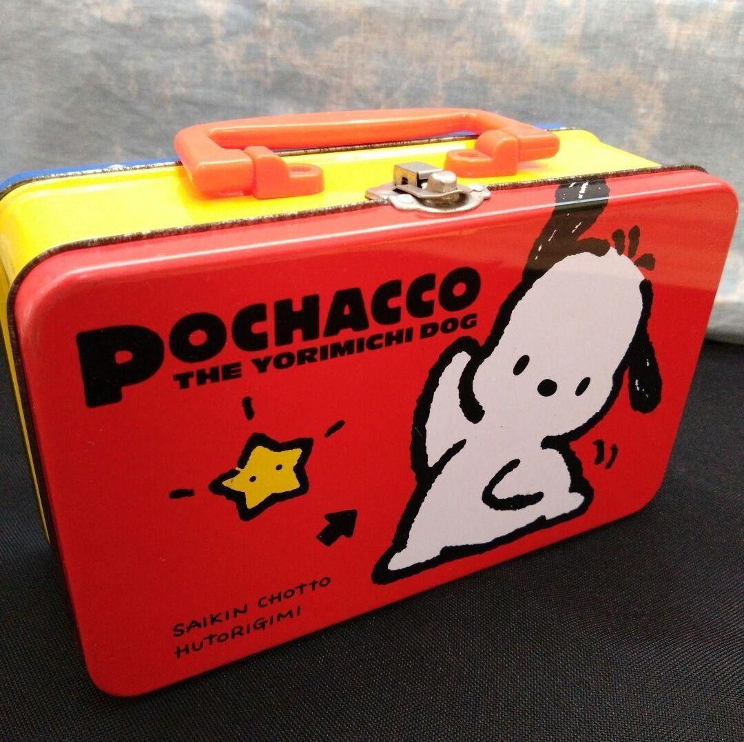 vintage sanrio sanmare tin box 80s 90s rare Pochacco tin case kawaii by FedEx