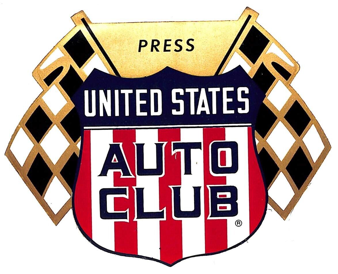 USAC United States Auto Club Die Cut Dura-Cal \
