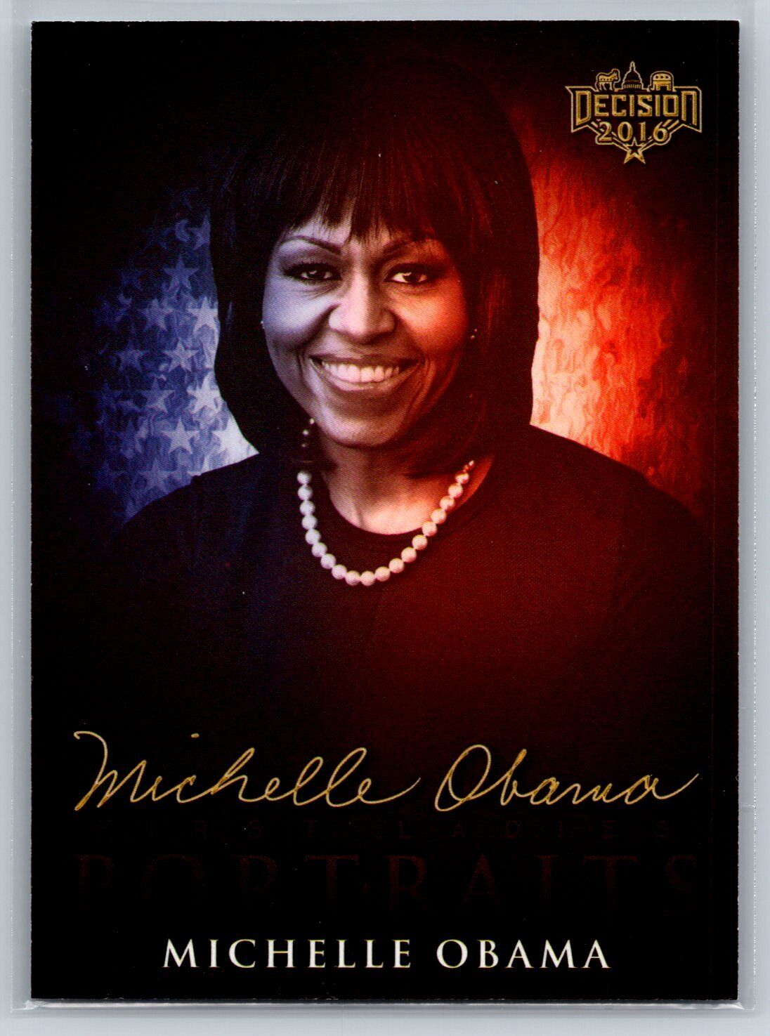 Decision 2016 Michelle Obama Portraits Rare Insert #FLP2