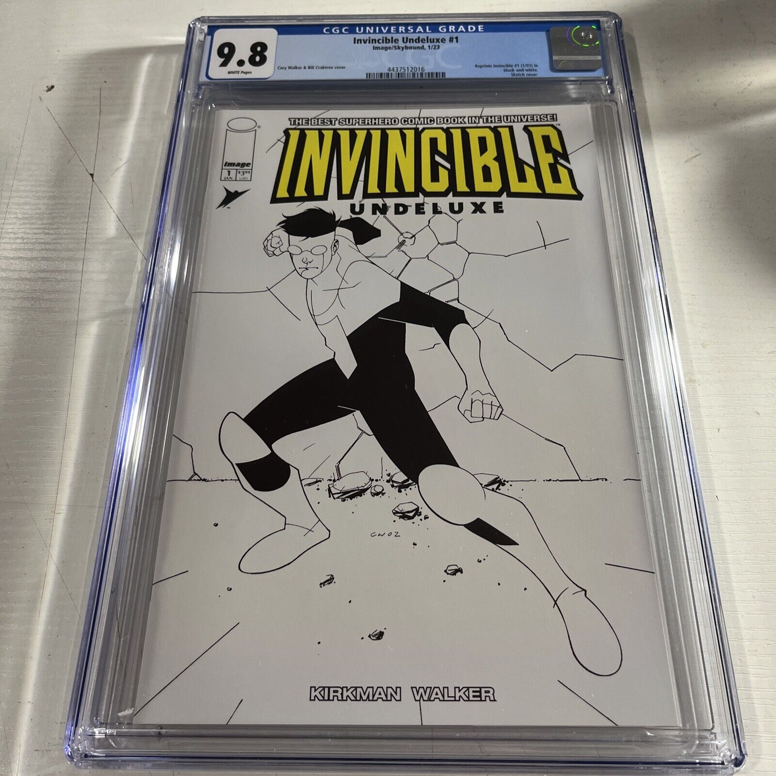 Invincible Undeluxe #1 NM+ (2023) Corey Walker B&W Cover / Image Comics