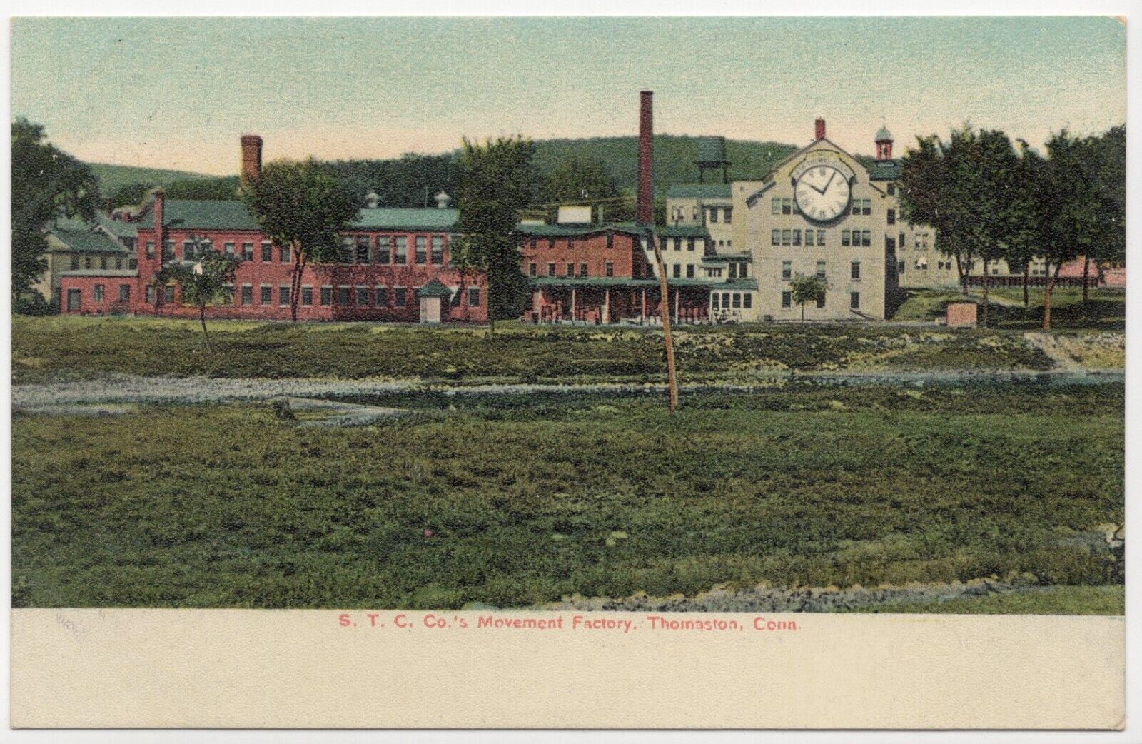 Thomaston Connecticut S.T.C. Co.\'s Movement Factory Postcard