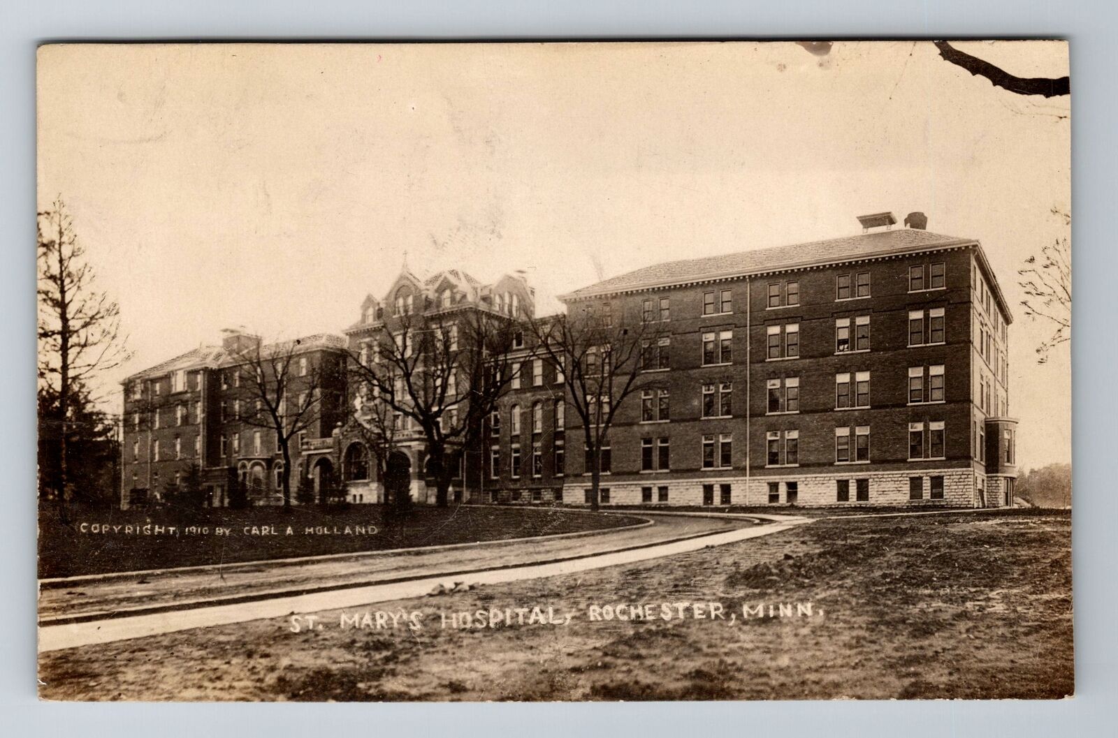 Rochester MN-Minnesota, RPPC: St Mary\'s Hospital, Vintage c1910 Postcard